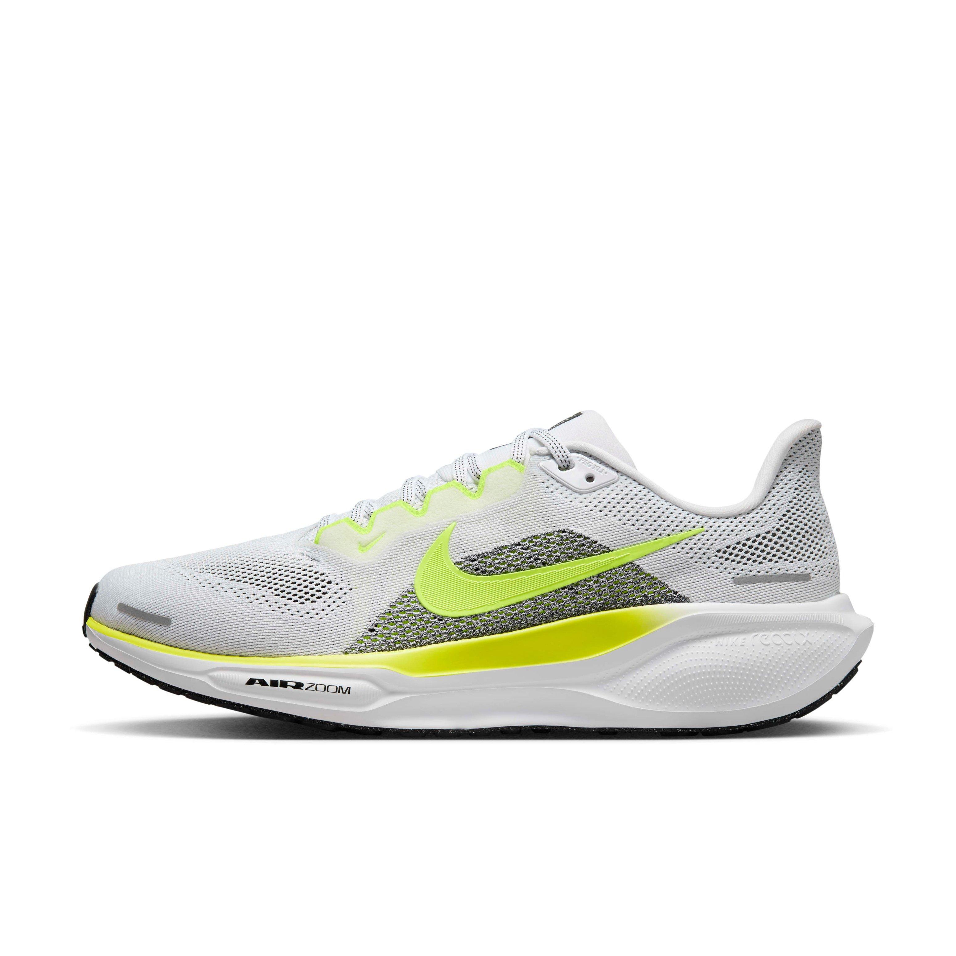 Nike Pegasus 41 "White/Black/Volt" Men's Running Shoe - WHITE/BLACK/VOLT Thumbnail View 2