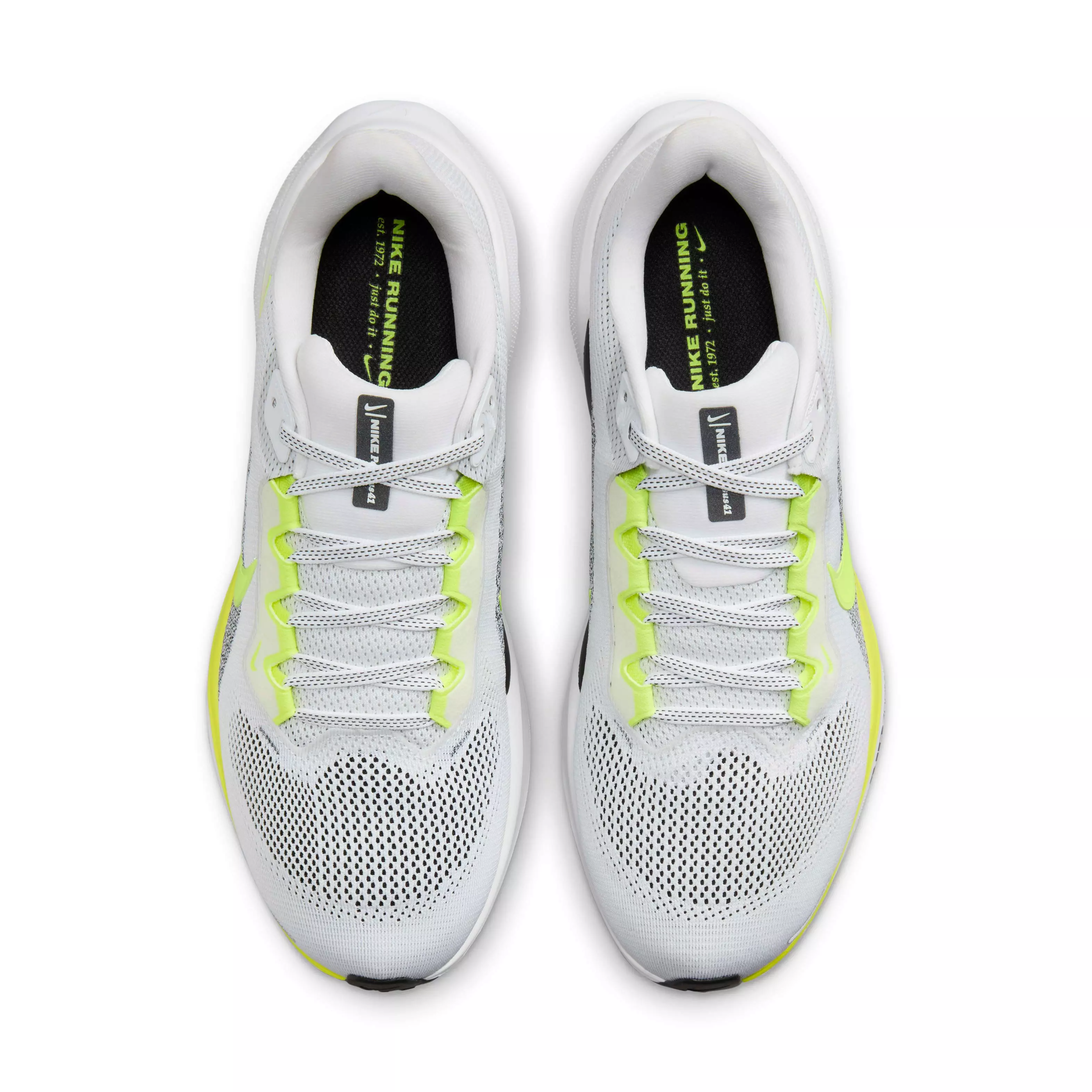 Nike Pegasus 41 "White/Black/Volt" Men's Running Shoe - WHITE/BLACK/VOLT