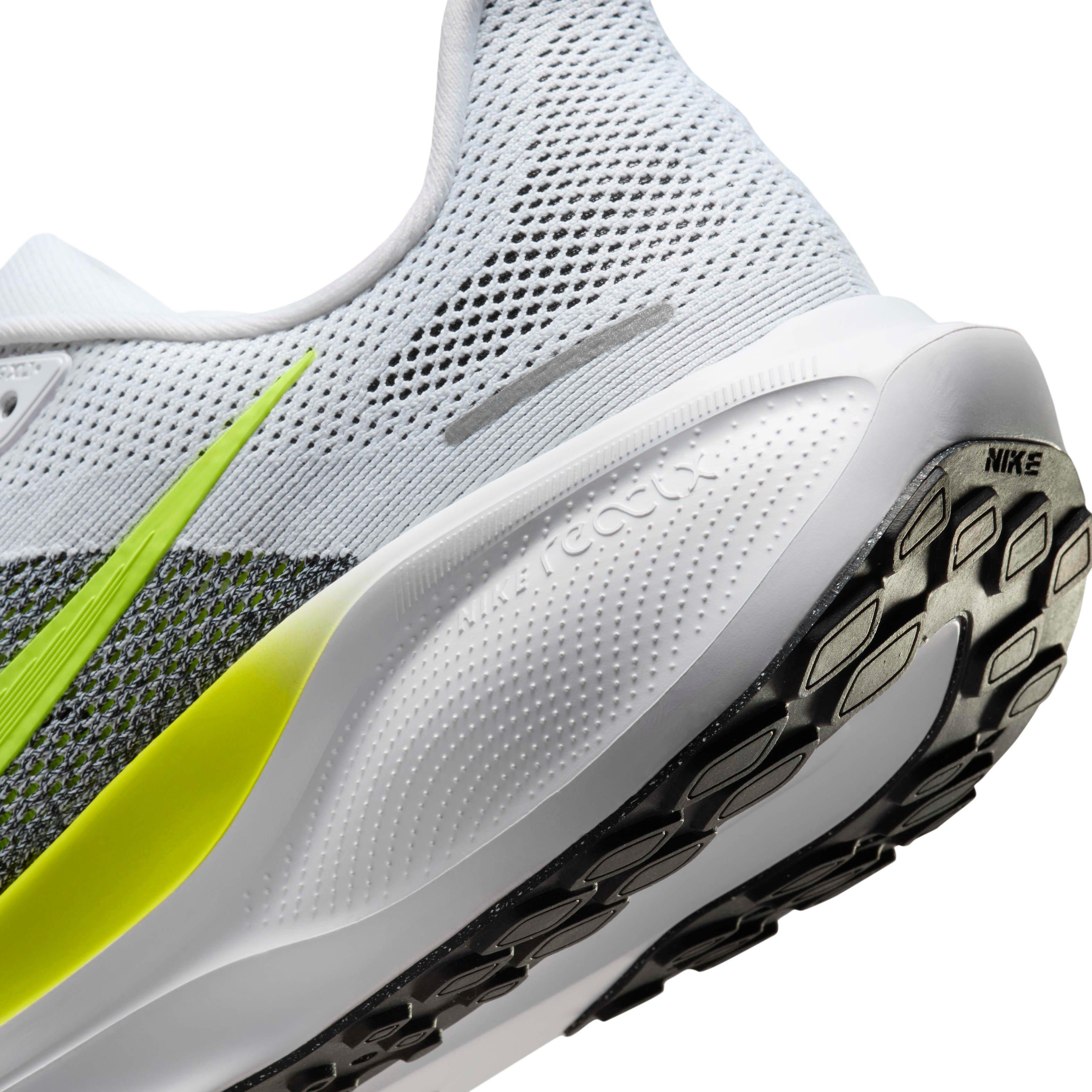 Nike Pegasus 41 "White/Black/Volt" Men's Running Shoe - WHITE/BLACK/VOLT Thumbnail View 8