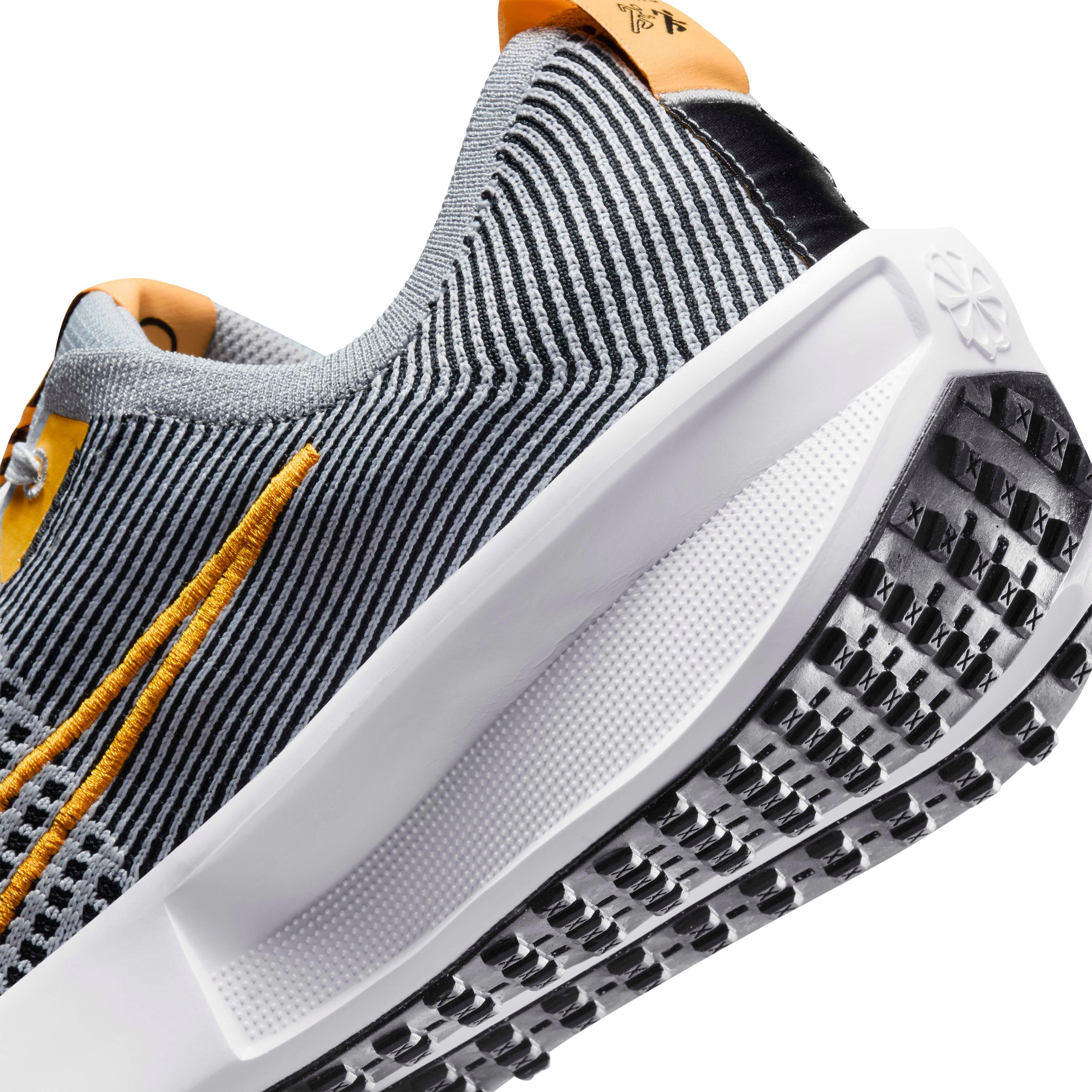 Nike Interact Run "Wolf Grey/Black/White/Laser Orange" Men's Running Shoe - GREY/BLACK/WHITE/ORANGE Thumbnail View 8