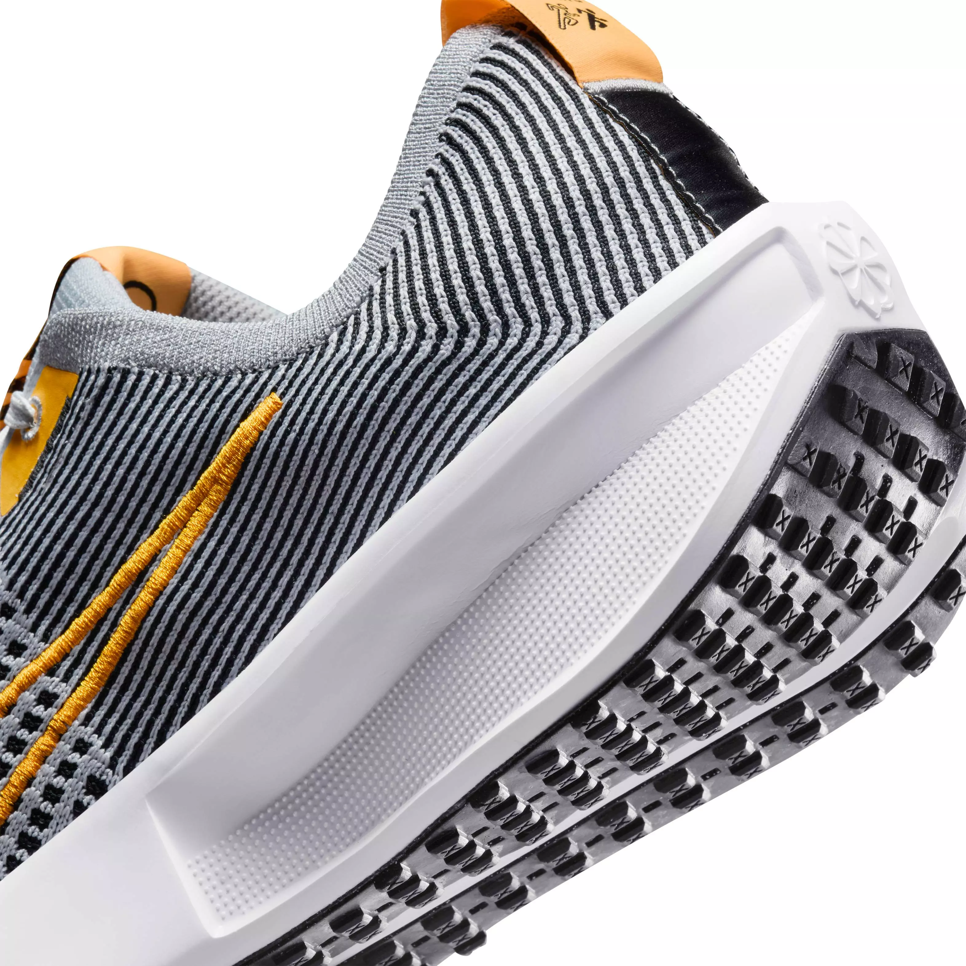 Nike Interact Run "Wolf Grey/Black/White/Laser Orange" Men's Running Shoe - GREY/BLACK/WHITE/ORANGE