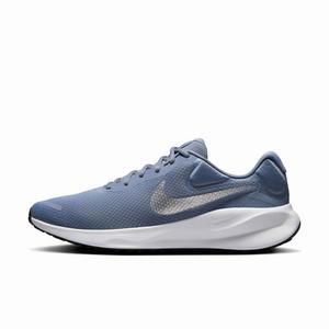 Nike Revolution 7 "Ashen Slate/White/Hyper Royal/Metallic Silver" Men's Running Shoe