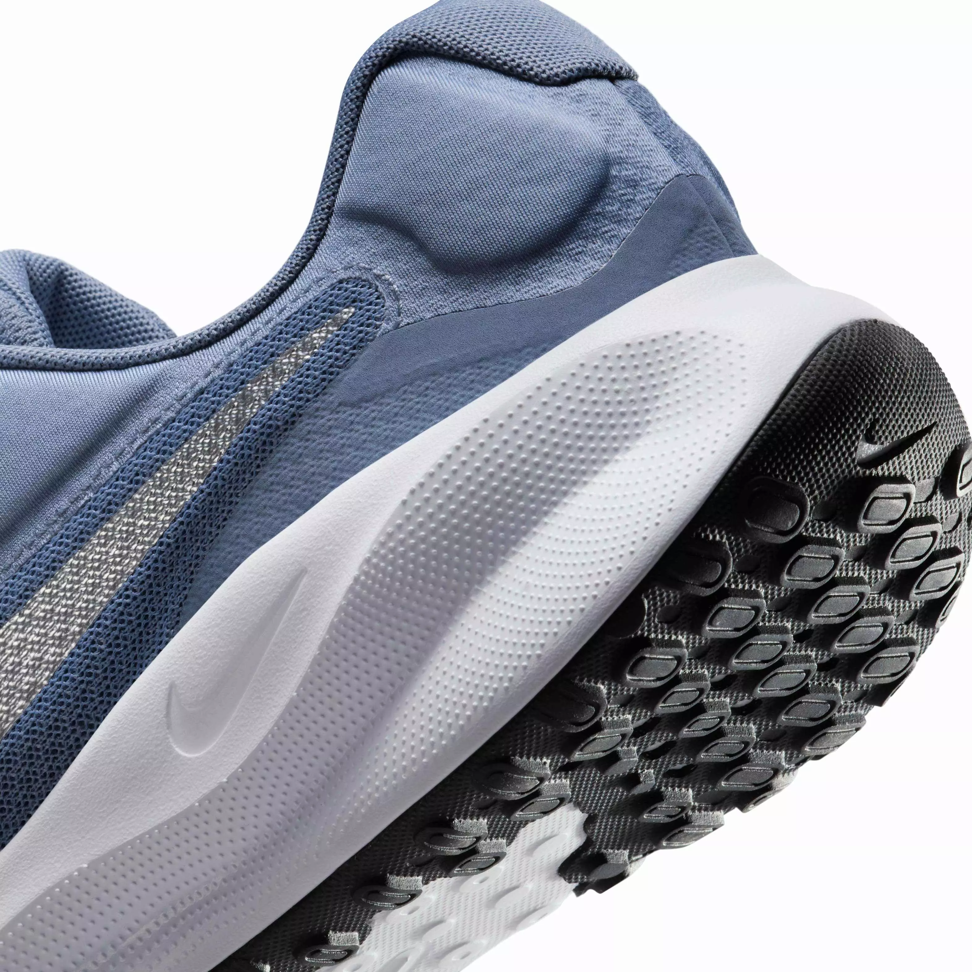 Nike Revolution 7 "Ashen Slate/White/Hyper Royal/Metallic Silver" Men's Running Shoe - SLATE/WHITE/ROYAL/SILVER