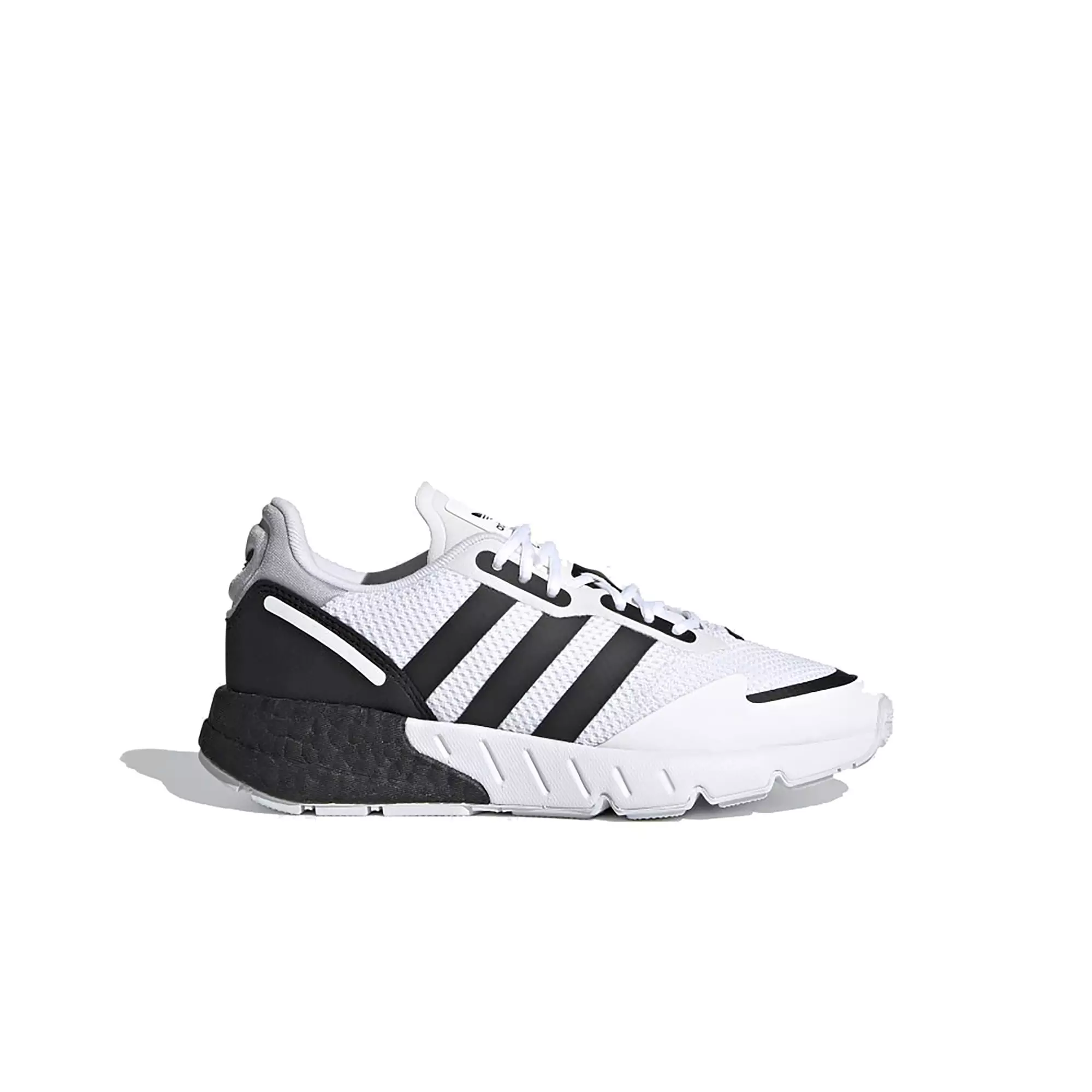 adidas Originals ZX 1K Boost "White/Black" Grade School Boys' Shoe - WHITE