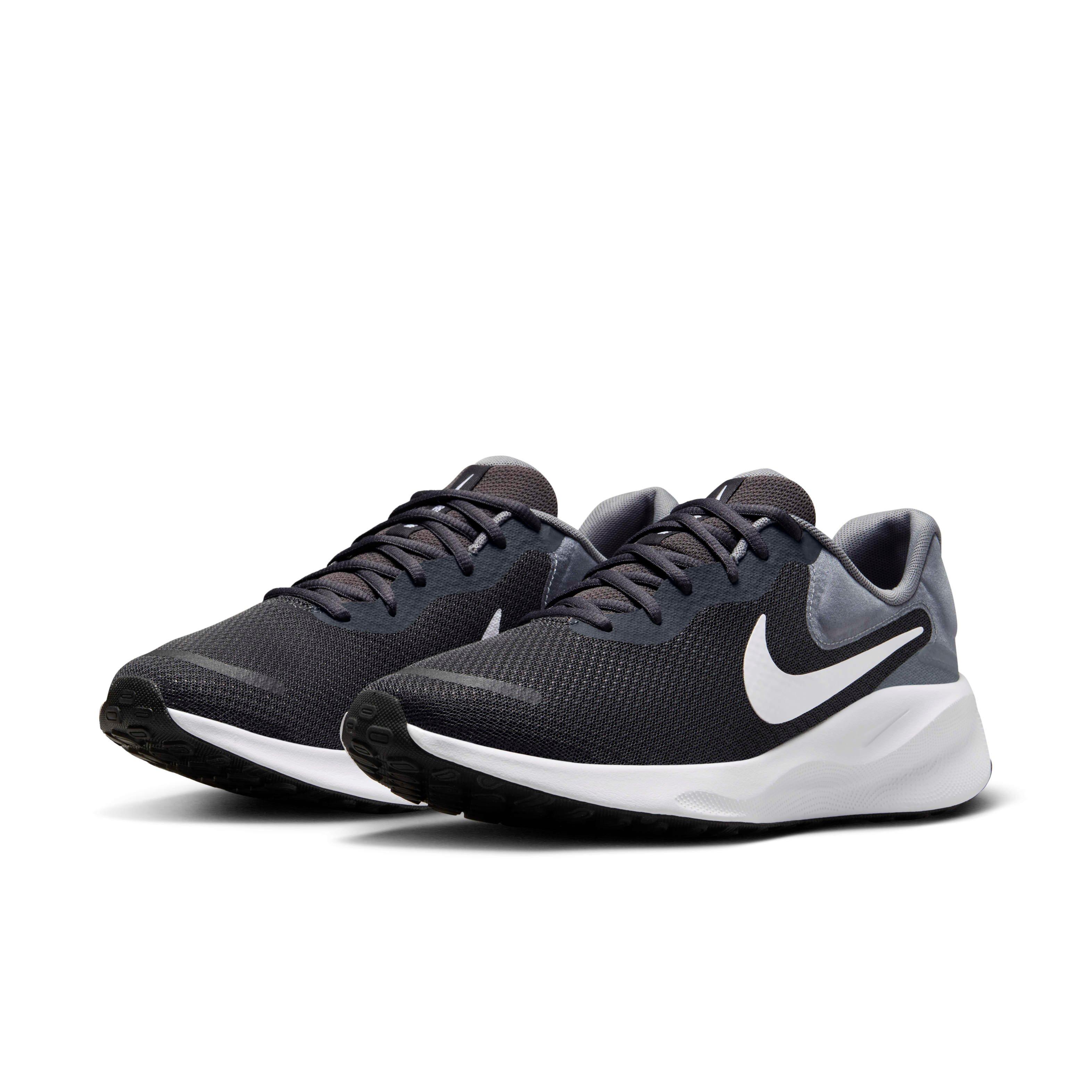 Nike Revolution 7 "Anthracite/Cool Grey/Black/White" Men's Running Shoe - ANTHRACITE/GREY/BLACK/WHITE Thumbnail View 3