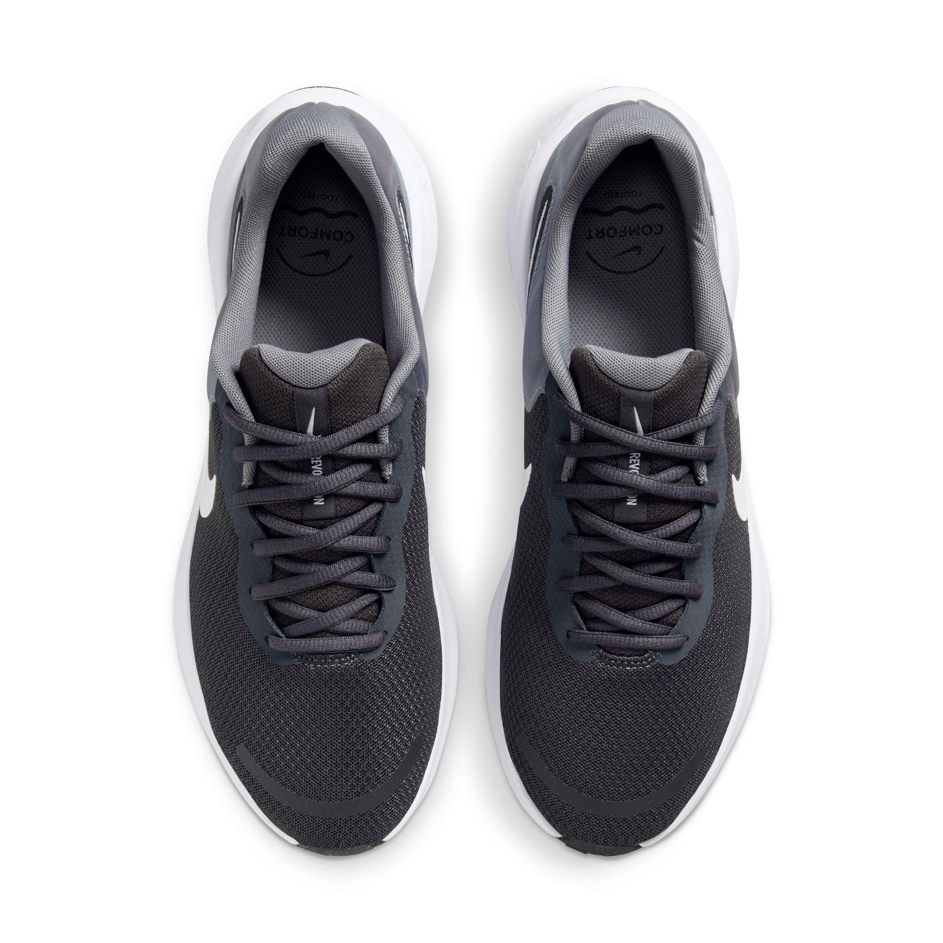 Nike Revolution 7 "Anthracite/Cool Grey/Black/White" Men's Running Shoe - ANTHRACITE/GREY/BLACK/WHITE Thumbnail View 4
