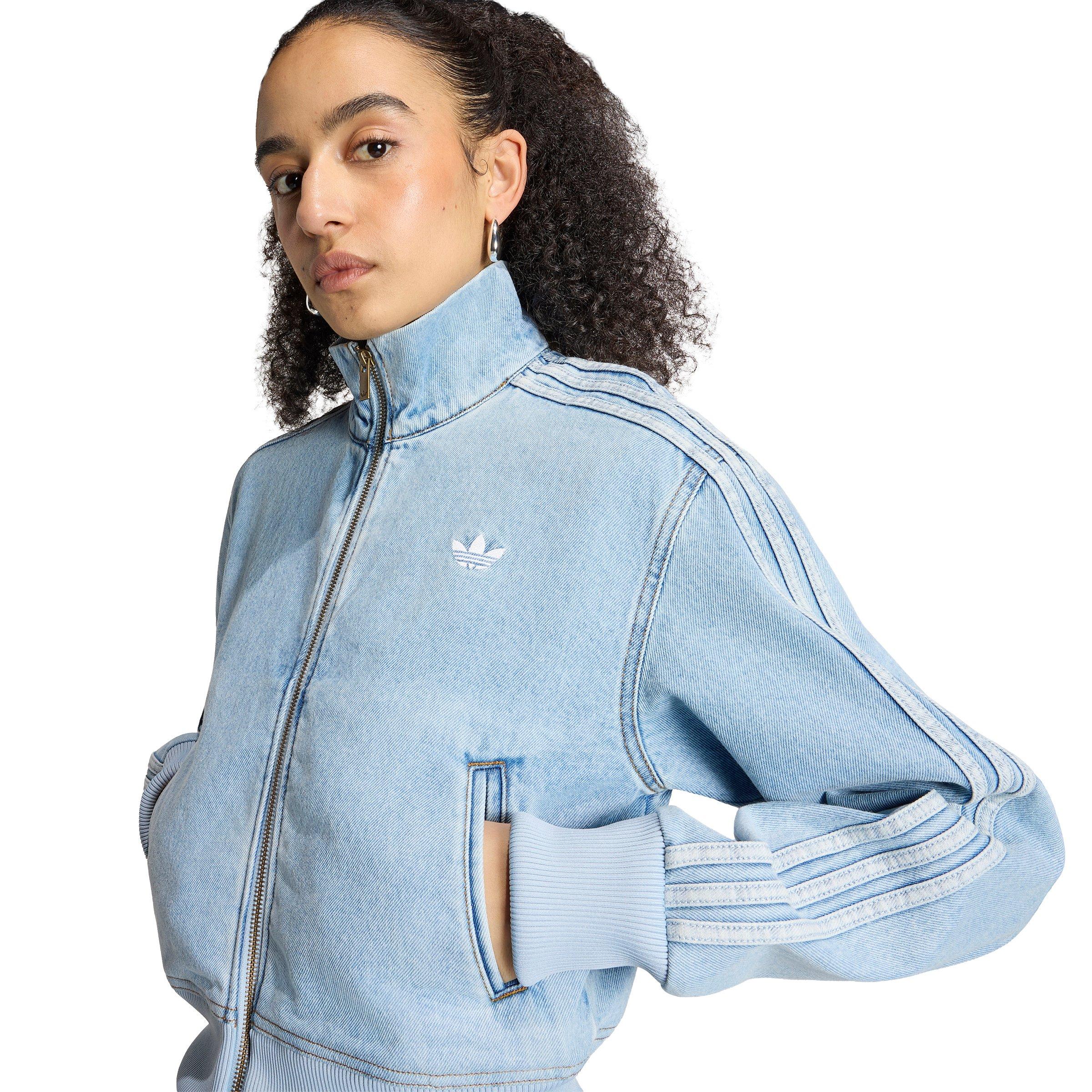 adidas Originals Women's Firebird Lt Blue Denim Tracktop - LT BLUE DENIM Thumbnail View 3