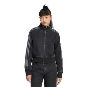 adidas Originals Women's Firebird Black Denim Tracktop