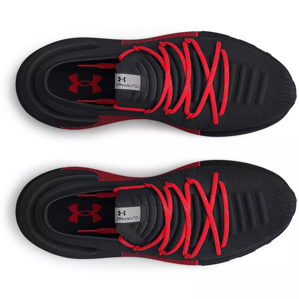 Under Armour HOVR Phantom 3 Reflect "Black/Bolt Red" Men's Running Shoe - BLACK