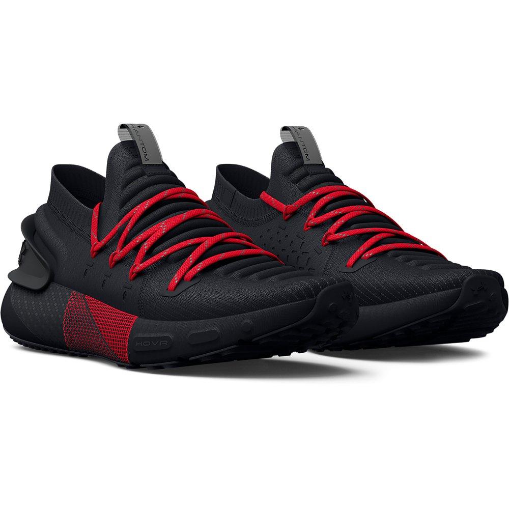 Under Armour HOVR Phantom 3 Reflect "Black/Bolt Red" Men's Running Shoe - BLACK Thumbnail View 5