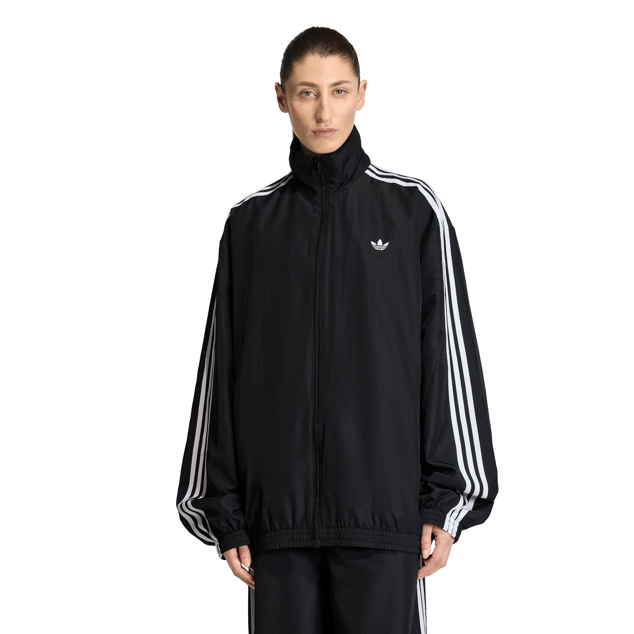 adidas Originals Women's Firebird Adilenium Track Top - Black/White - BLACK/WHITE Thumbnail View 1
