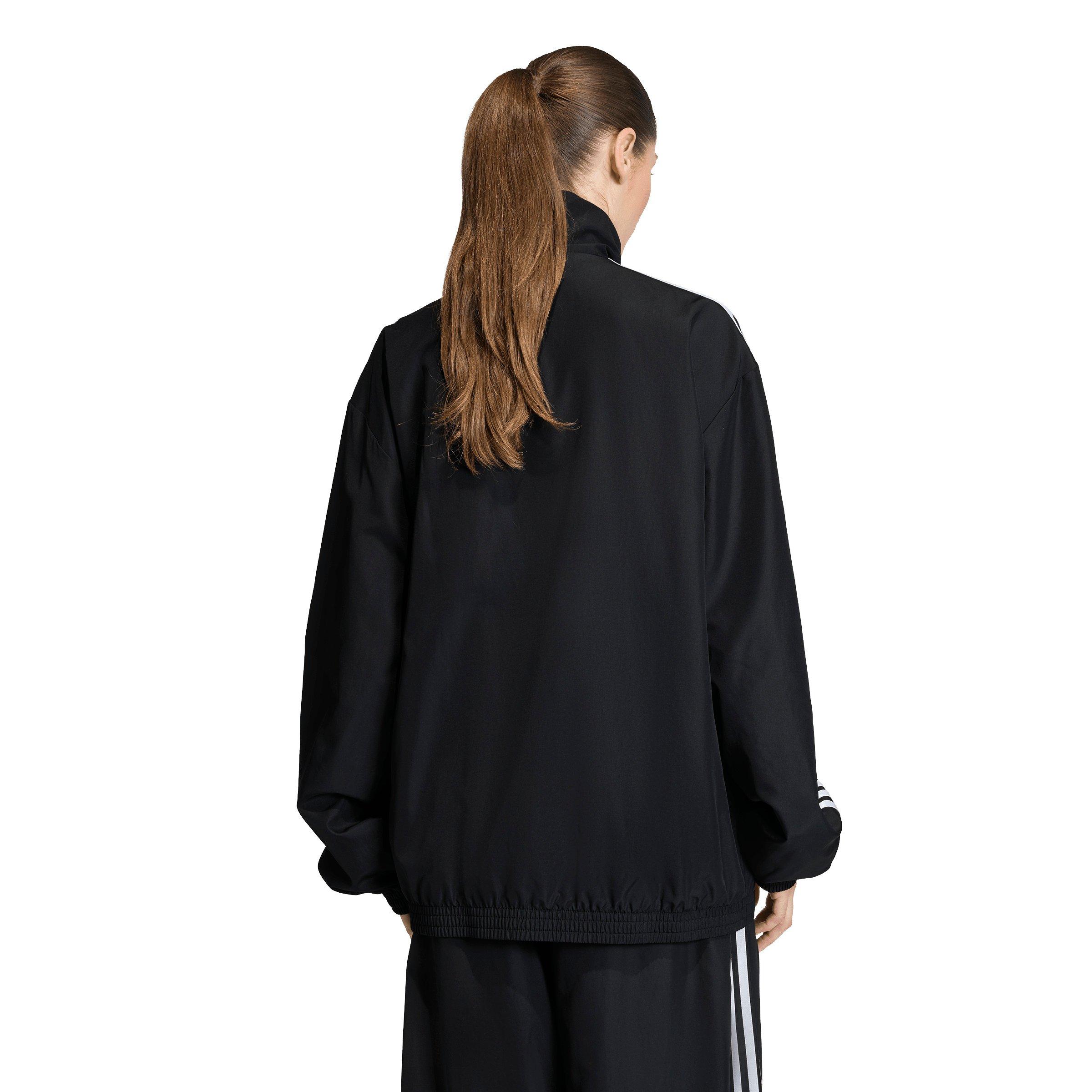 adidas Originals Women's Firebird Adilenium Track Top - Black/White - BLACK/WHITE Thumbnail View 2