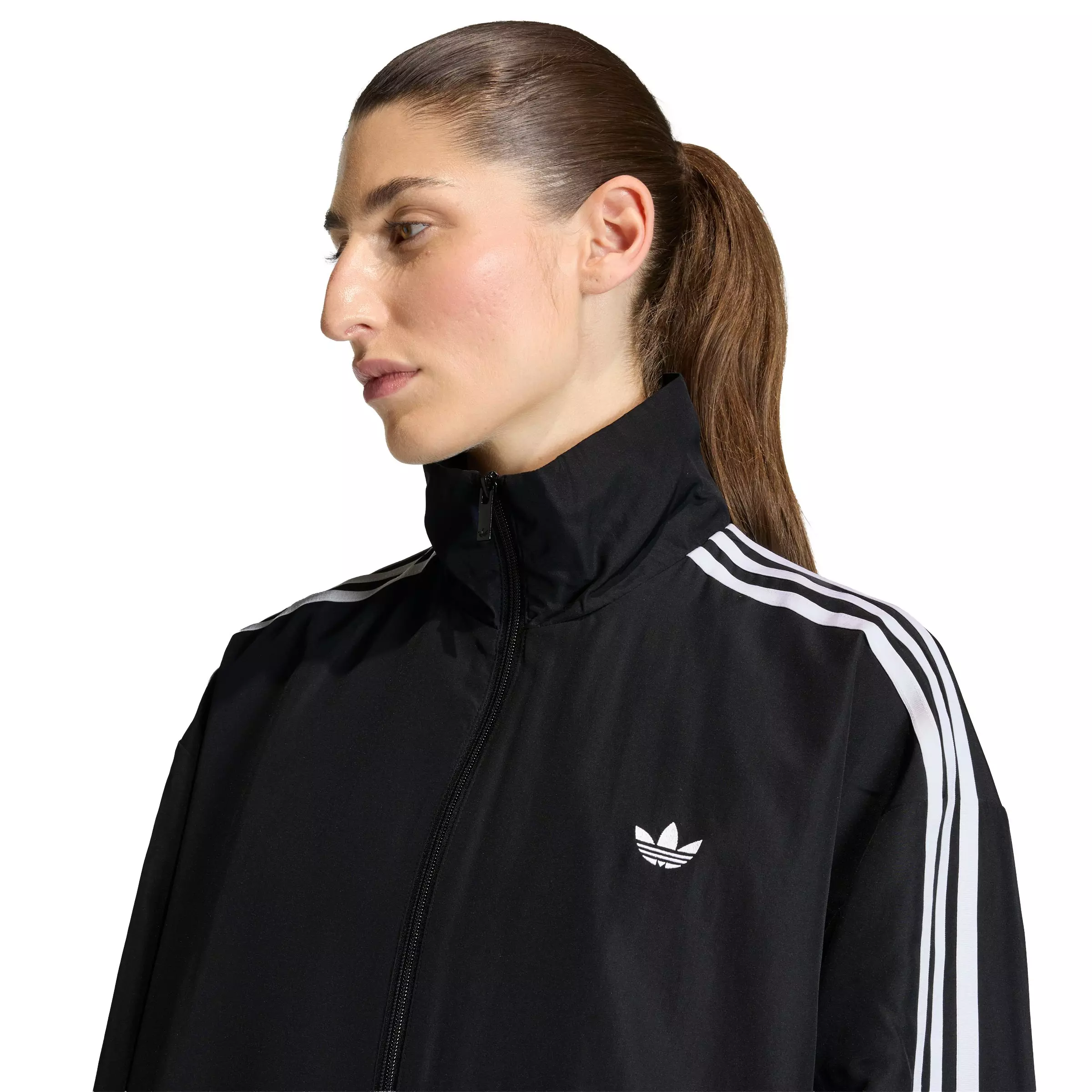 adidas Originals Women's Firebird Adilenium Track Top - Black/White - BLACK/WHITE