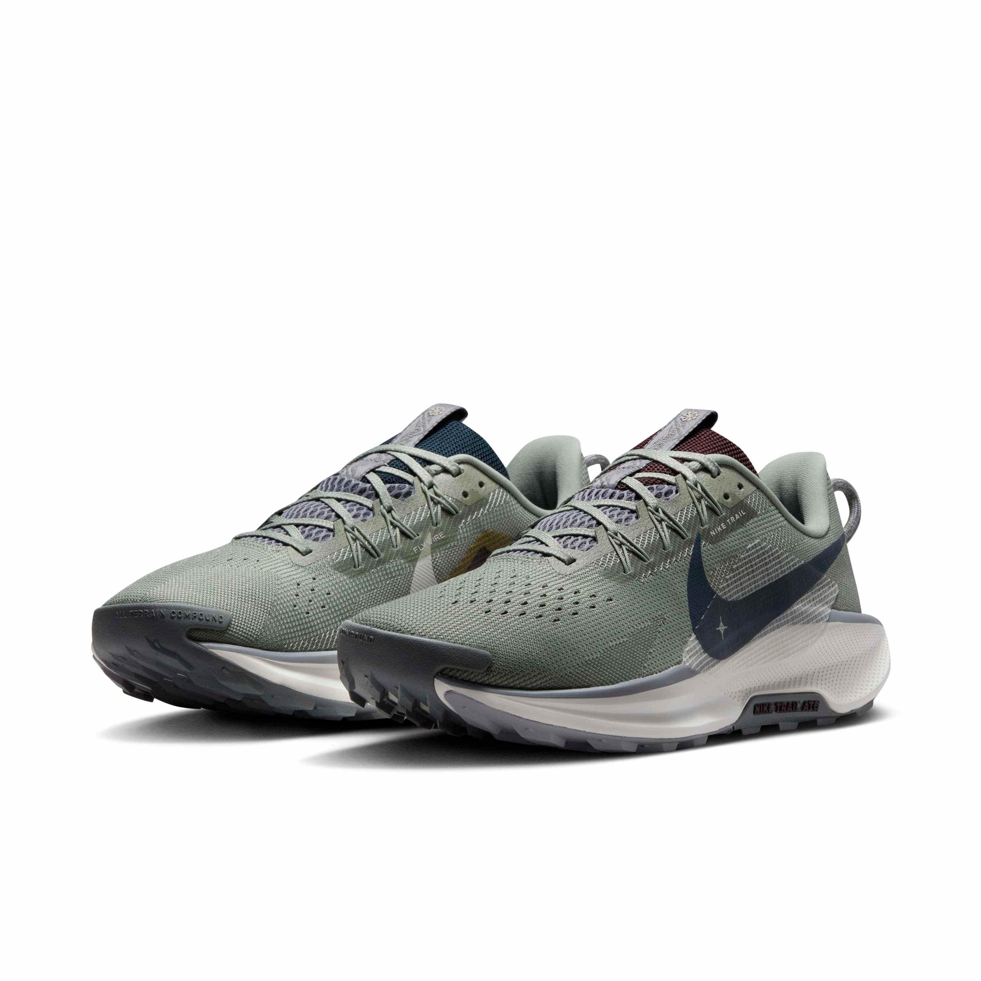 Nike Pegasus Trail 5 "Jade Horizon/Cement Grey/Phantom/Armory Navy" Men's Trail Running Shoe - JADE/GREY/PHANTOM/NAVY Thumbnail View 3