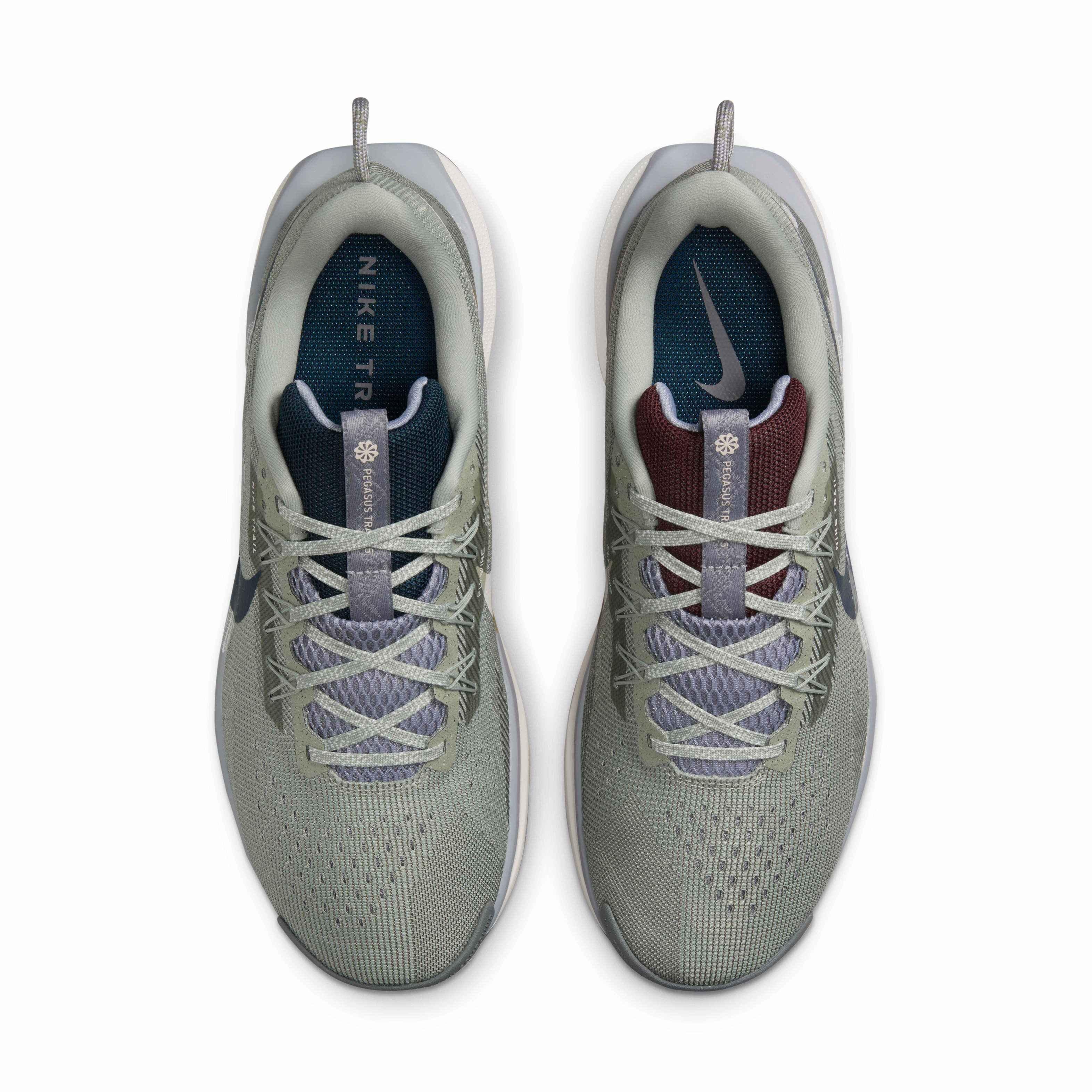 Nike Pegasus Trail 5 "Jade Horizon/Cement Grey/Phantom/Armory Navy" Men's Trail Running Shoe - JADE/GREY/PHANTOM/NAVY Thumbnail View 4