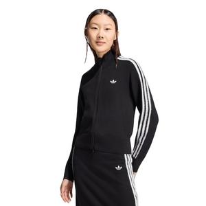 adidas Originals Women's Firebird Knit Track Top - Black/White - BLACK/WHITE