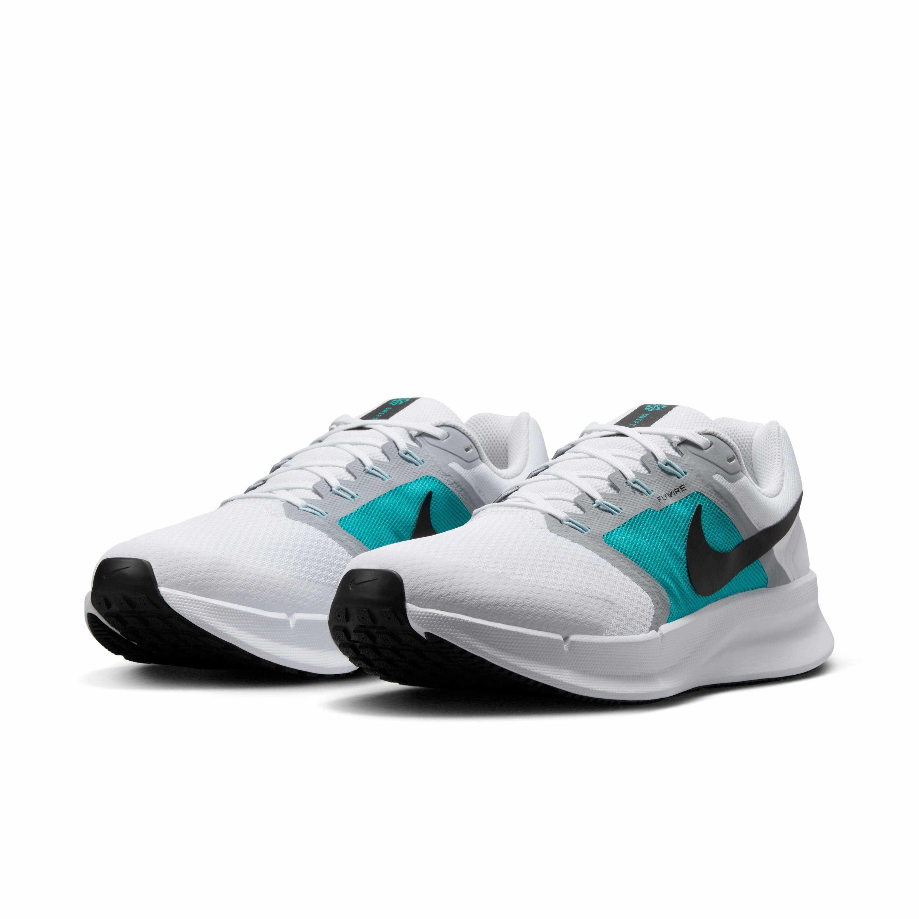 Nike Run Swift 3 "White/Dusty Cactus/Wolf Grey/Black" Men's Running Shoe - WHITE/DUST/GREY/BLACK Thumbnail View 3