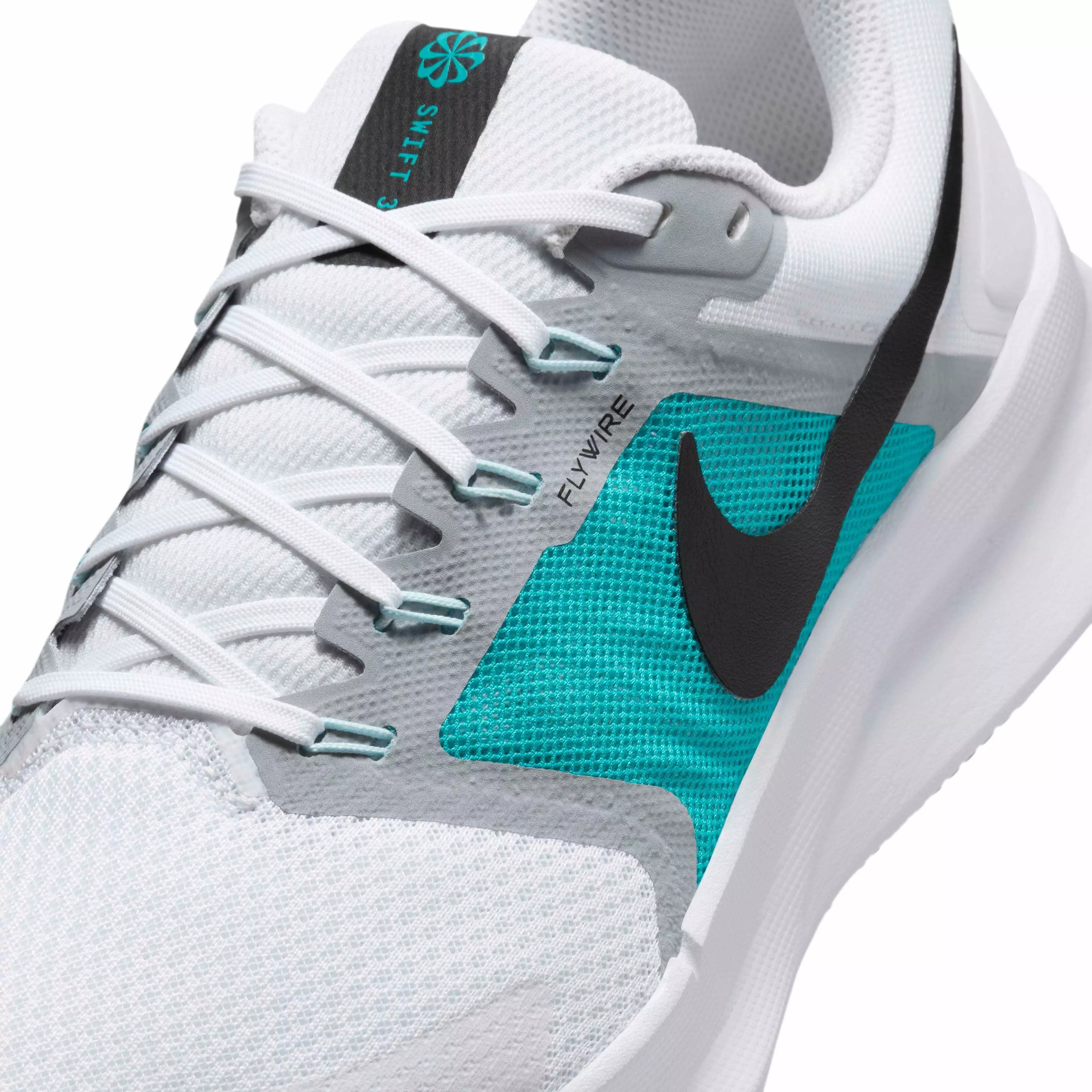 Nike Run Swift 3 "White/Dusty Cactus/Wolf Grey/Black" Men's Running Shoe - WHITE/DUST/GREY/BLACK