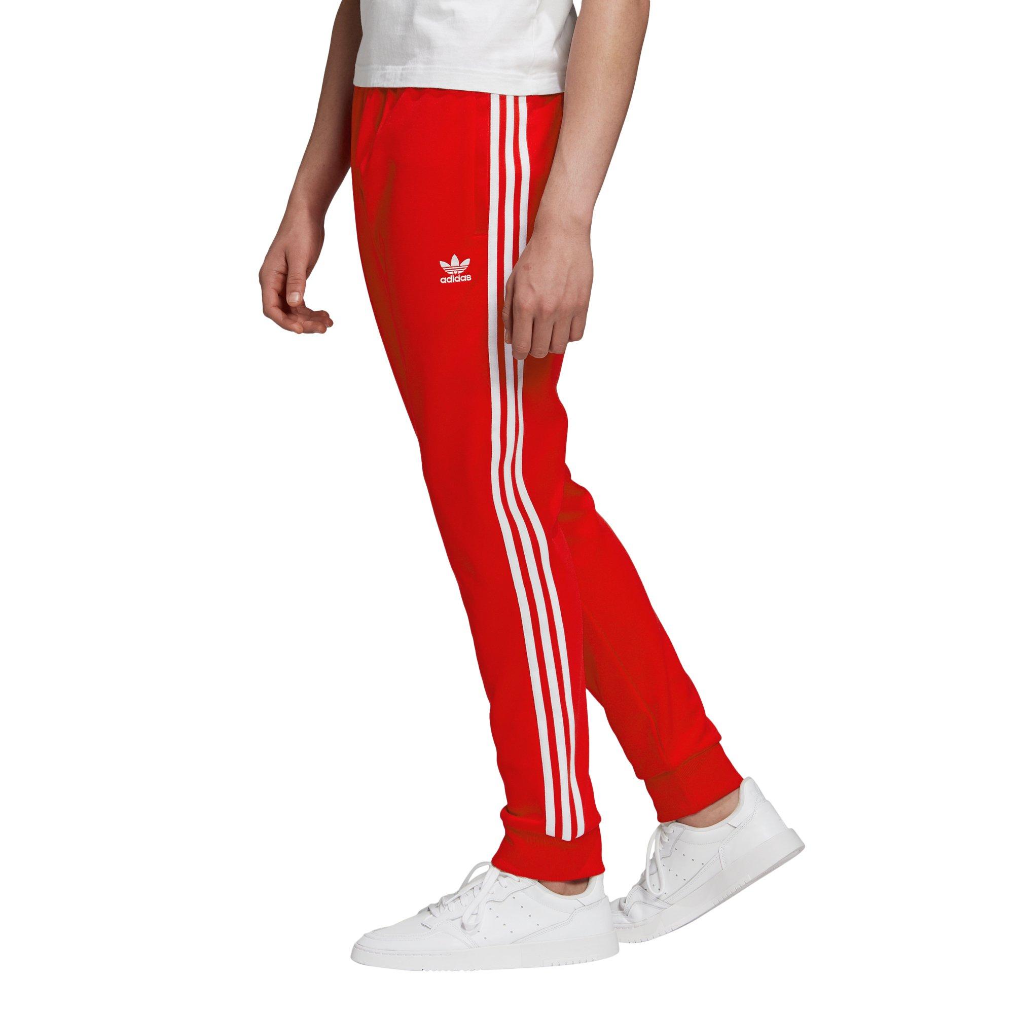 adidas Adicolor Classics Primeblue SST "Red" Men's Track Pants - RED Thumbnail View 3