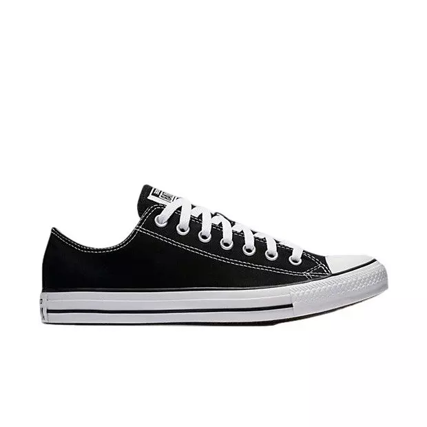 Converse Chuck Taylor All-Star Low "Black/White" Grade School Kids' Casual Shoe - BLACK
