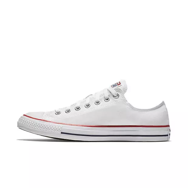Converse Chuck Taylor All-Star Low "White" Grade School Kids' Casual Shoe - WHITE