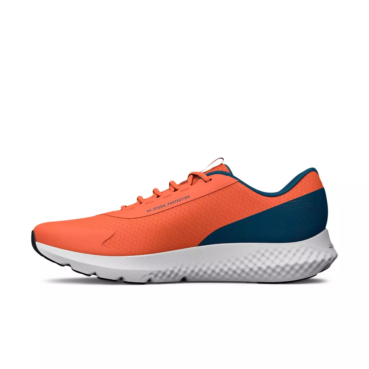 Under Armour Charged Rogue 3 Storm "Panic Orange/Petrol Blue" Men's Running Shoe - ORANGE