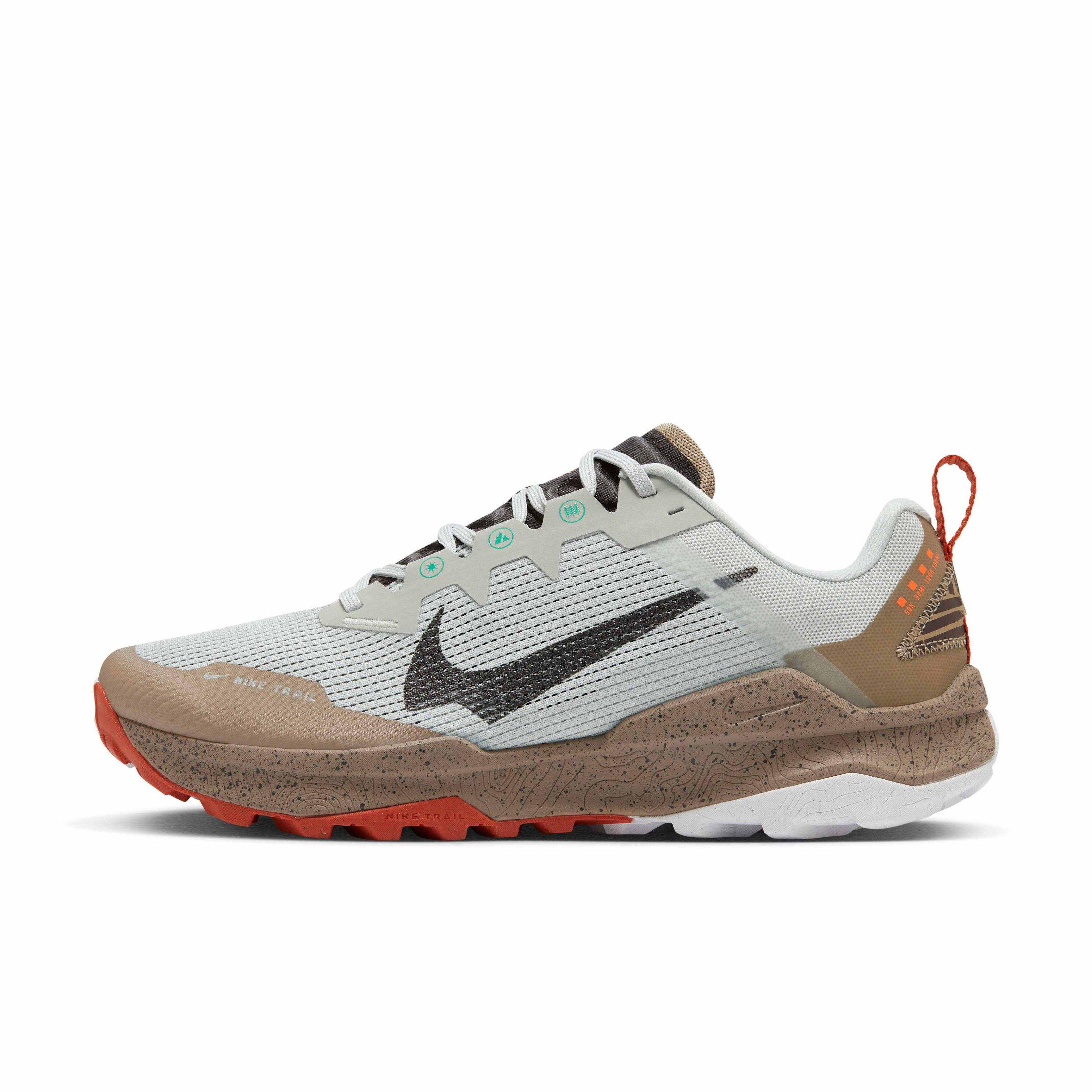 Nike Wildhorse 8 "Light Silver/Khaki/Vintage Coral/Velvet Brown" Men's Trail Running Shoe - LT SILVER/KHAKI/CORAL/BROWN Thumbnail View 2