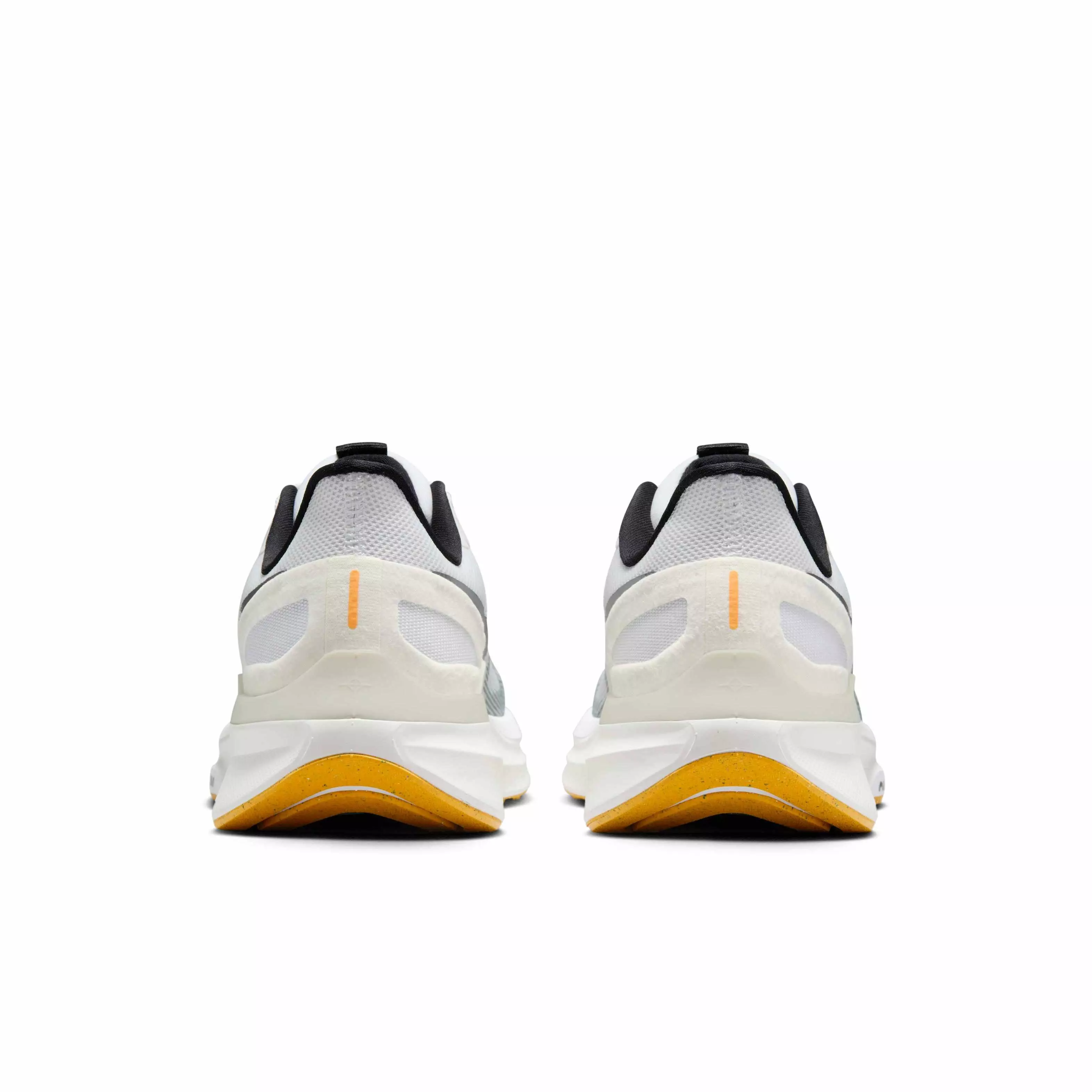 Nike Structure 25 "White/Laser Orange/Smoke Grey/Black" Men's Running Shoe - WHITE/ORANGE/GREY/BLACK