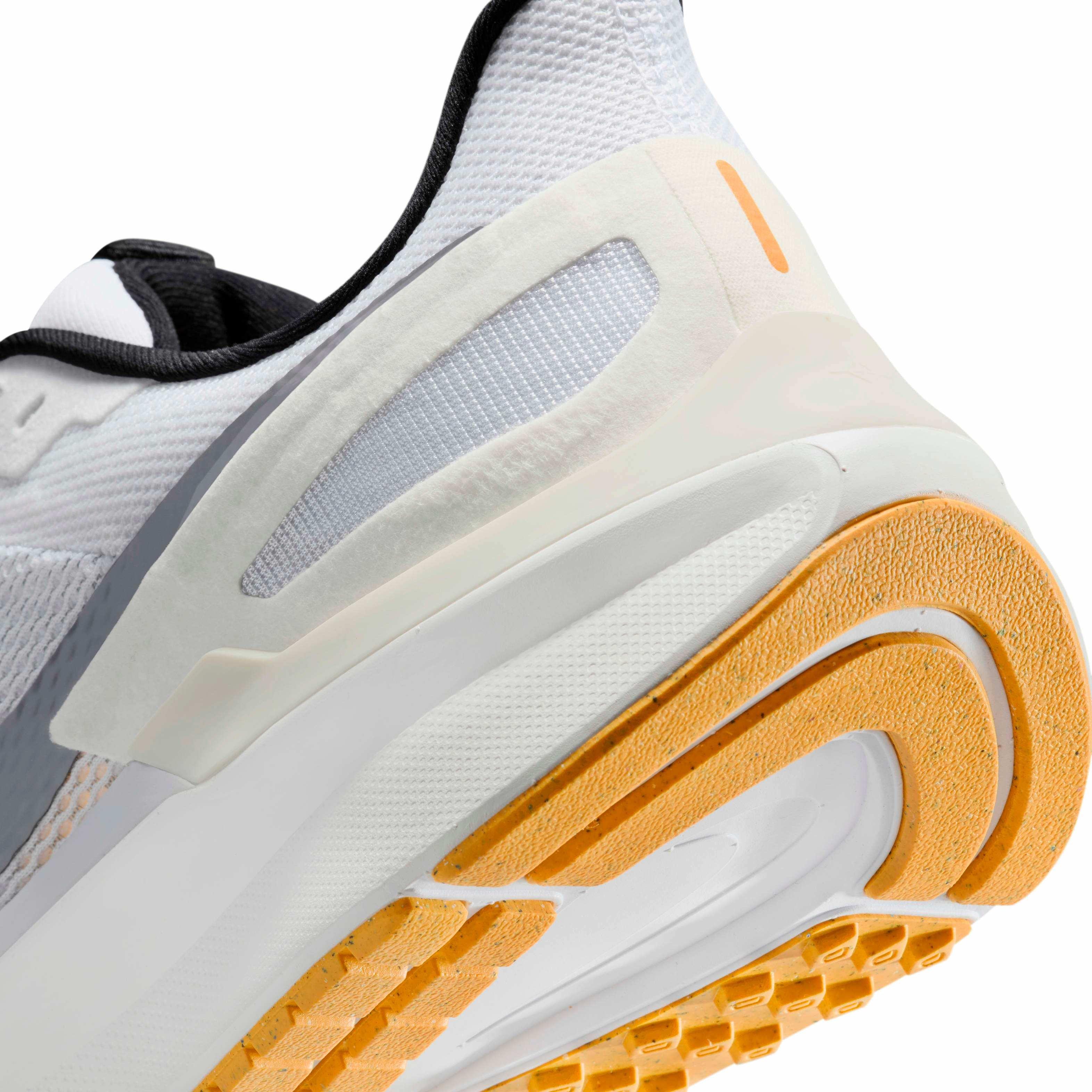 Nike Structure 25 "White/Laser Orange/Smoke Grey/Black" Men's Running Shoe - WHITE/ORANGE/GREY/BLACK Thumbnail View 8