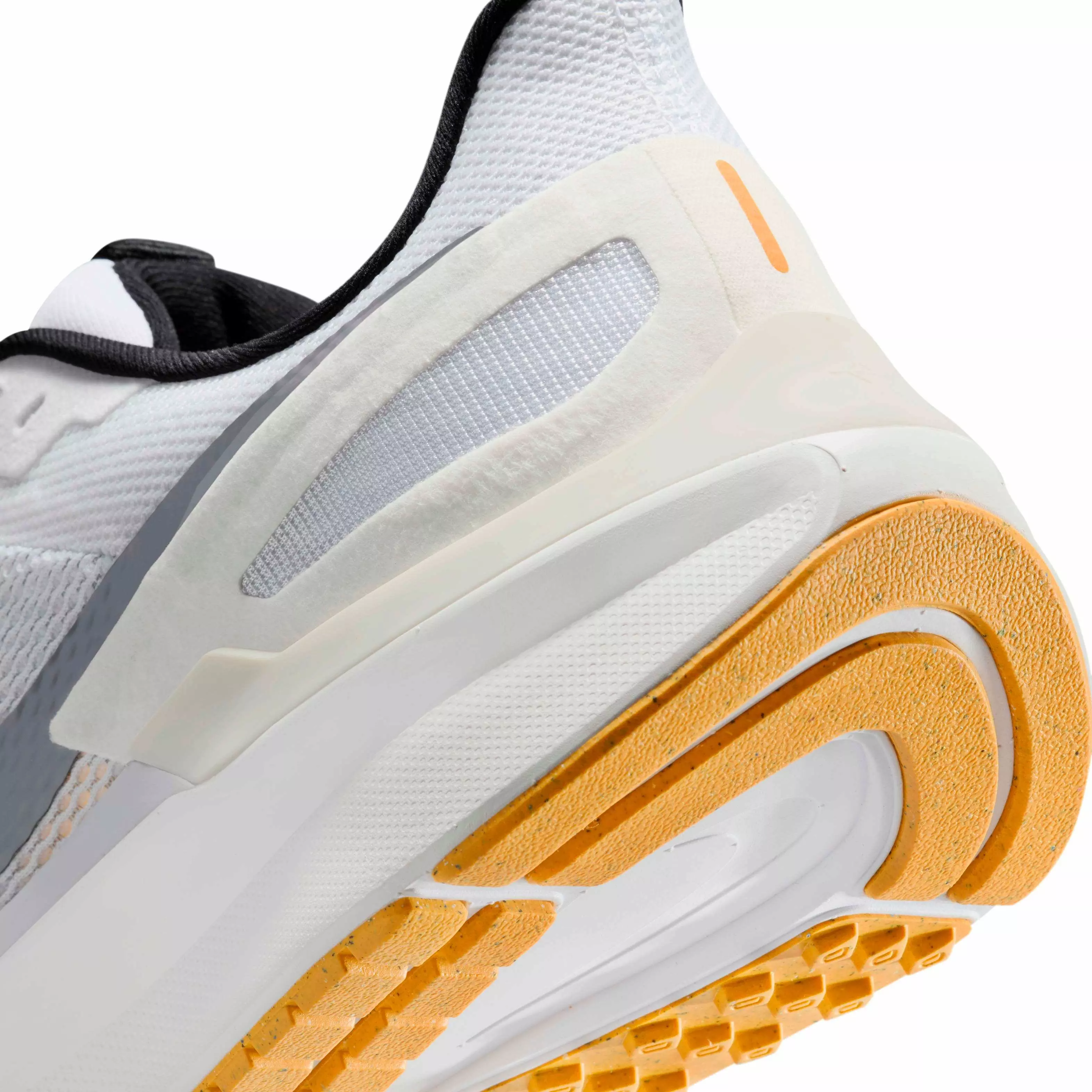 Nike Structure 25 "White/Laser Orange/Smoke Grey/Black" Men's Running Shoe - WHITE/ORANGE/GREY/BLACK