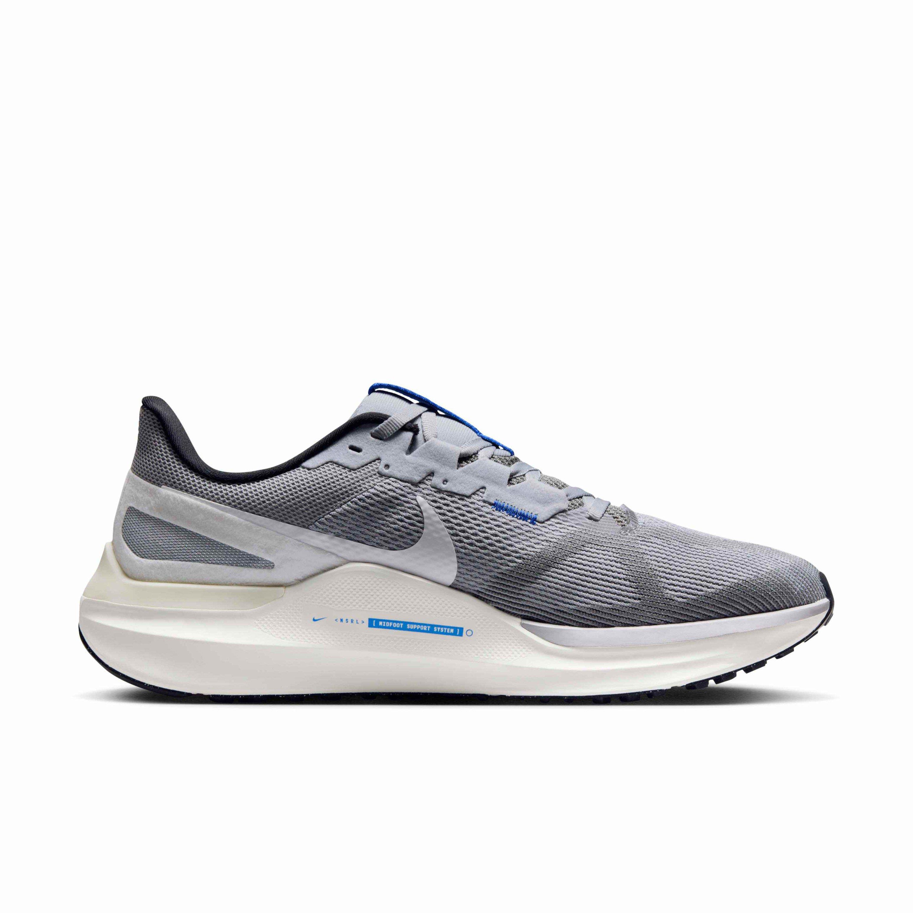 Nike Structure 25 "Smoke Grey/Wolf Grey/Sail/White" Men's Running Shoe - GREY/GREY/SAIL/WHITE Thumbnail View 1