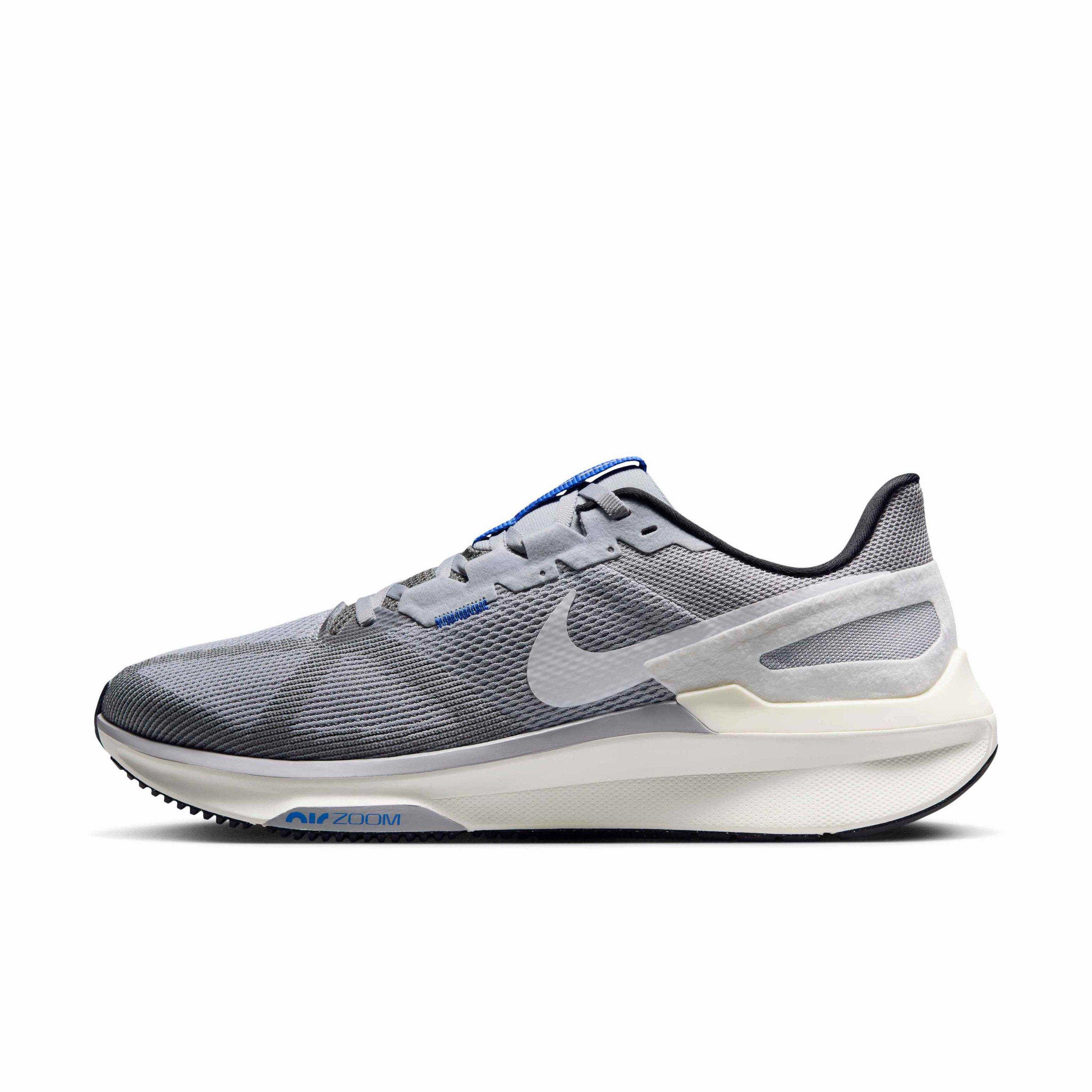 Nike Structure 25 "Smoke Grey/Wolf Grey/Sail/White" Men's Running Shoe - GREY/GREY/SAIL/WHITE Thumbnail View 2