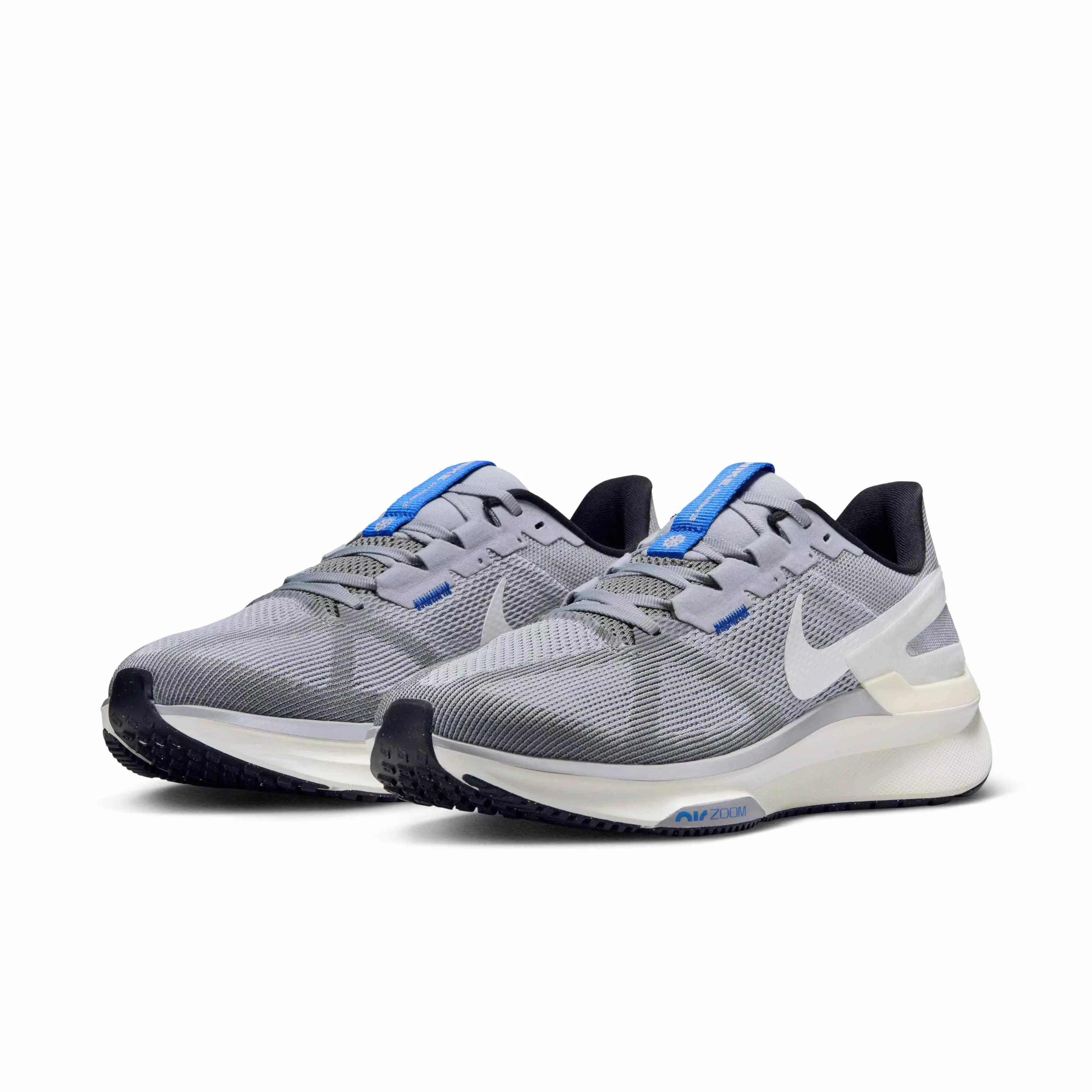 Nike Structure 25 "Smoke Grey/Wolf Grey/Sail/White" Men's Running Shoe - GREY/GREY/SAIL/WHITE