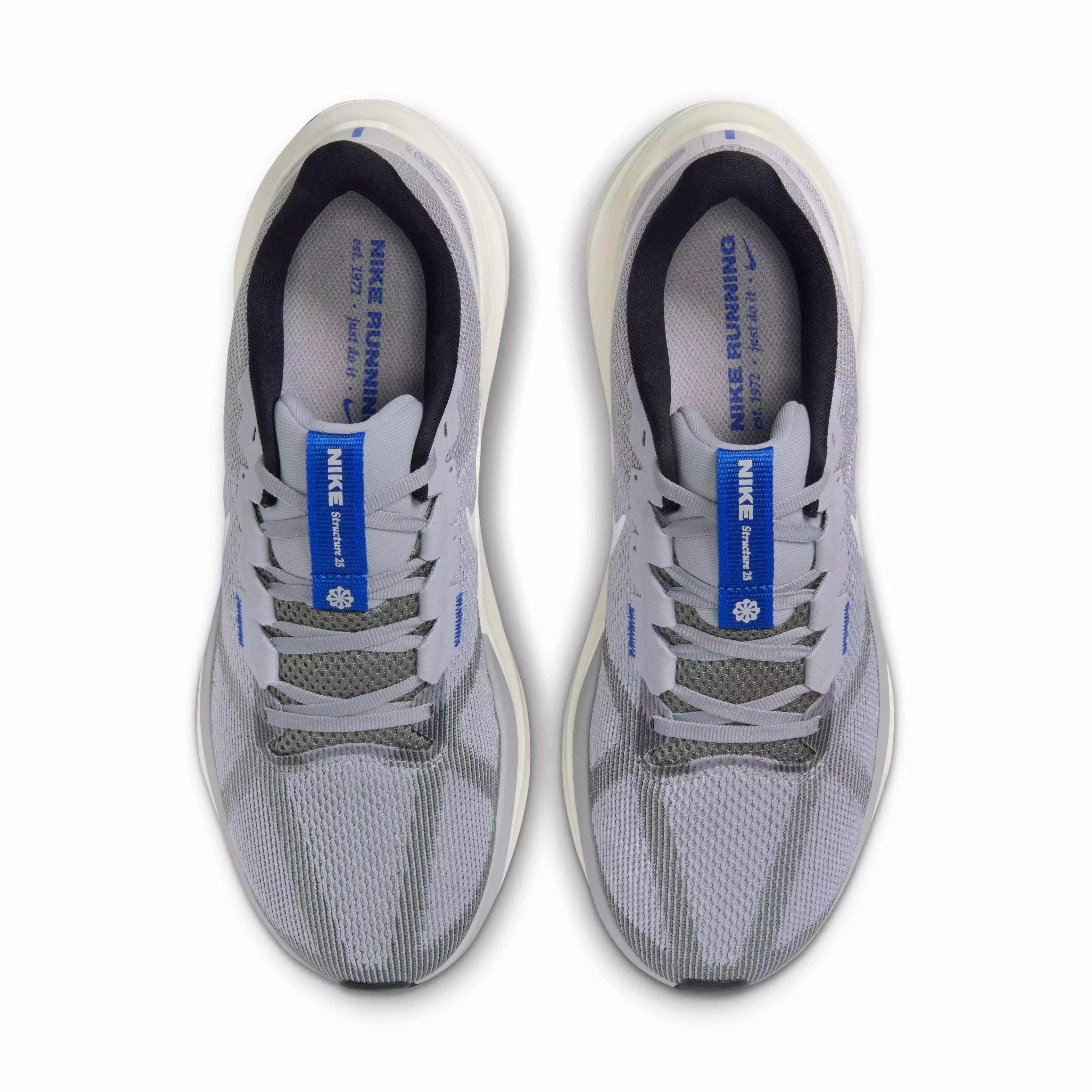 Nike Structure 25 "Smoke Grey/Wolf Grey/Sail/White" Men's Running Shoe - GREY/GREY/SAIL/WHITE