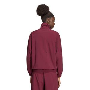 adidas Originals Women's Floral GFX Firebird Loose Track Jacket - Maroon