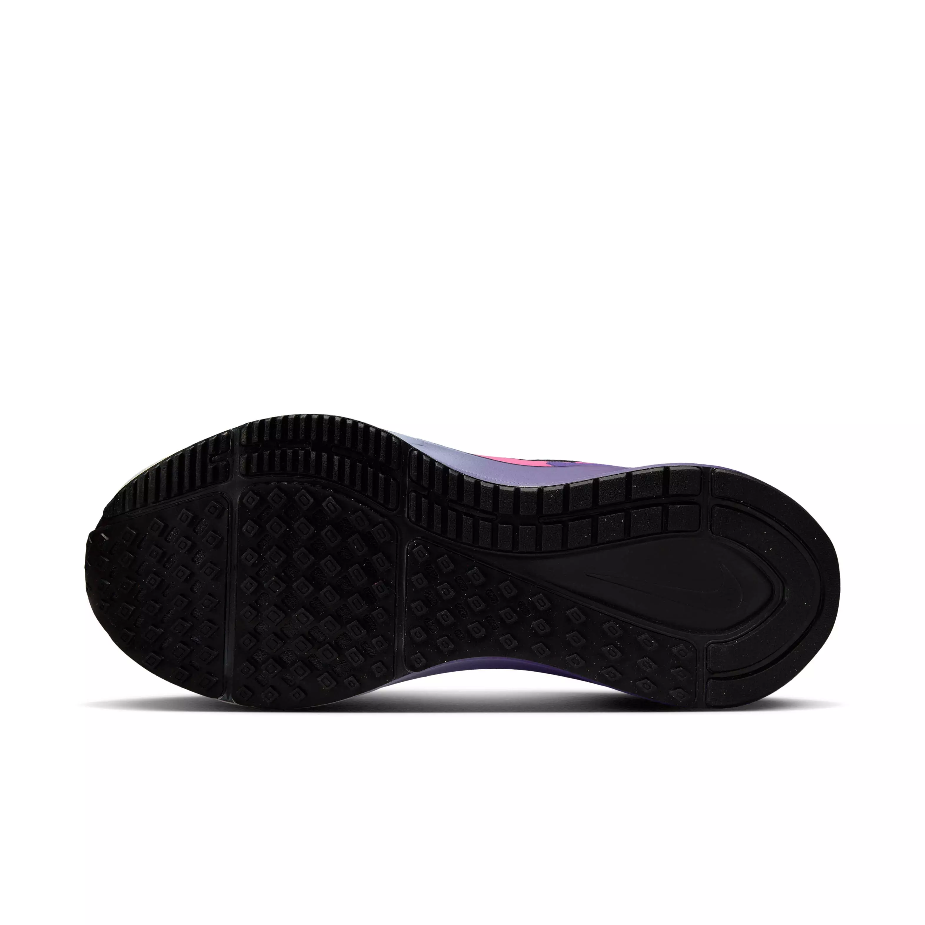 Nike Structure 25 "Black/Anthracite/Field Purple/Laser Fuchsia" Men's Running Shoe - BLACK/ANTHRACITE/PURPLE/FUCHSIA