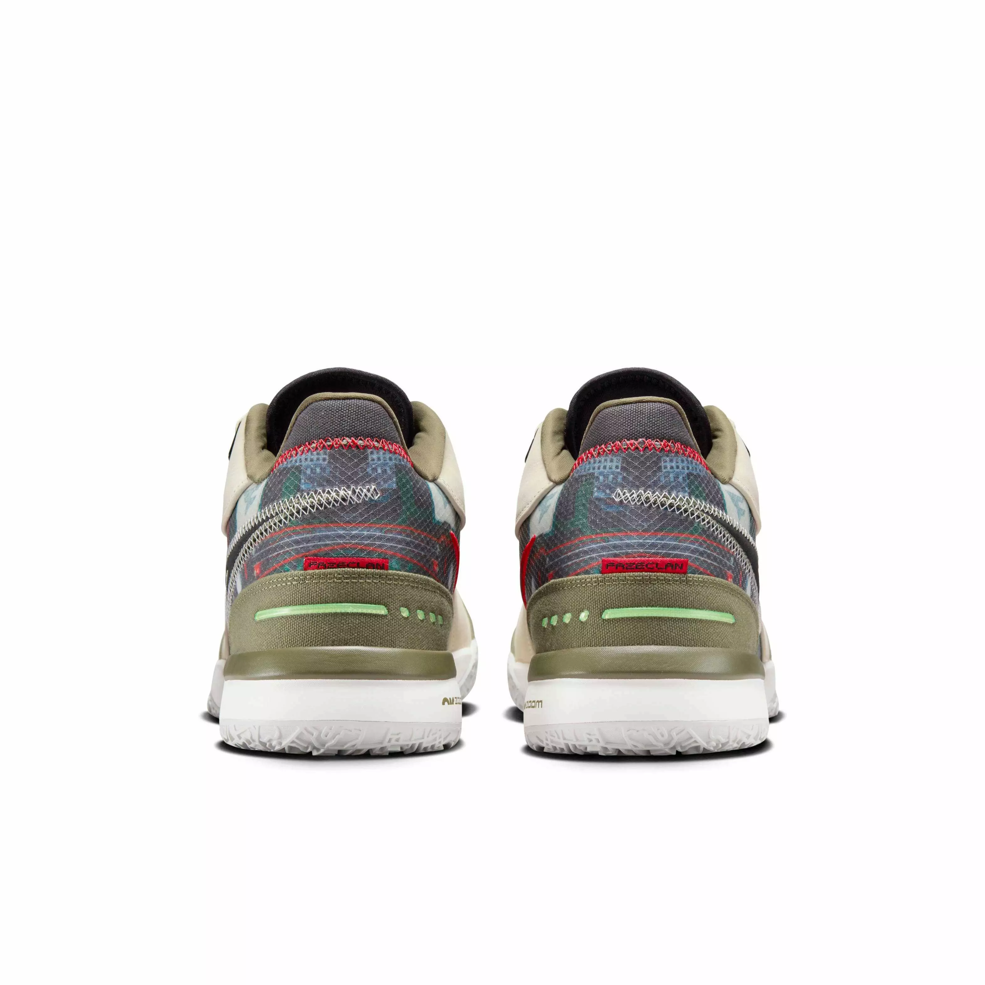 Nike LeBron NXXT Gen AMPD "Light Cream/Medium Olive/Metallic Silver/Black" Men's Basketball Shoe - LT CREAM/MD OLIVE/SILVER/BLACK