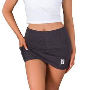 College Concepts Women's Detroit Tigers Centerline Skort - Charcoal
