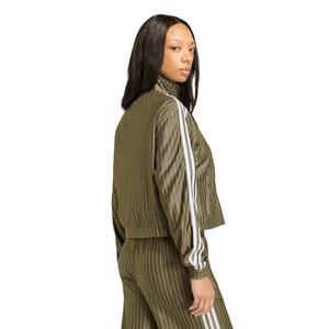 adidas Originals Women's Firebird Pinstripe Track Top - Brown/Silver