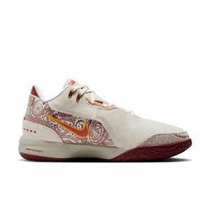 Nike LeBron NXXT Gen AMPD "Light Bone/University Gold/Team Crimson" Men's Basketball Shoe