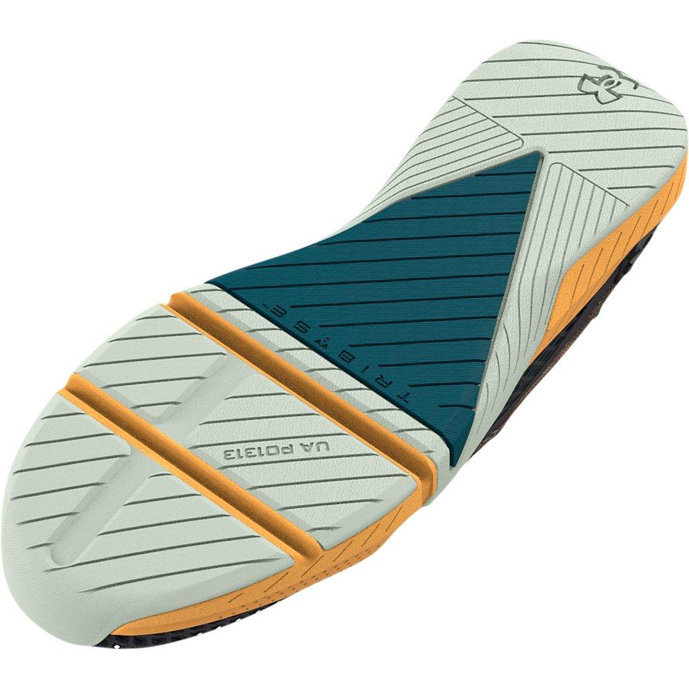 Under Armour TriBase Reign 4 AMP "Dark Grey/Green/Yellow" Men's Training Shoe - DK GREY/GREEN/YELLOW Thumbnail View 4