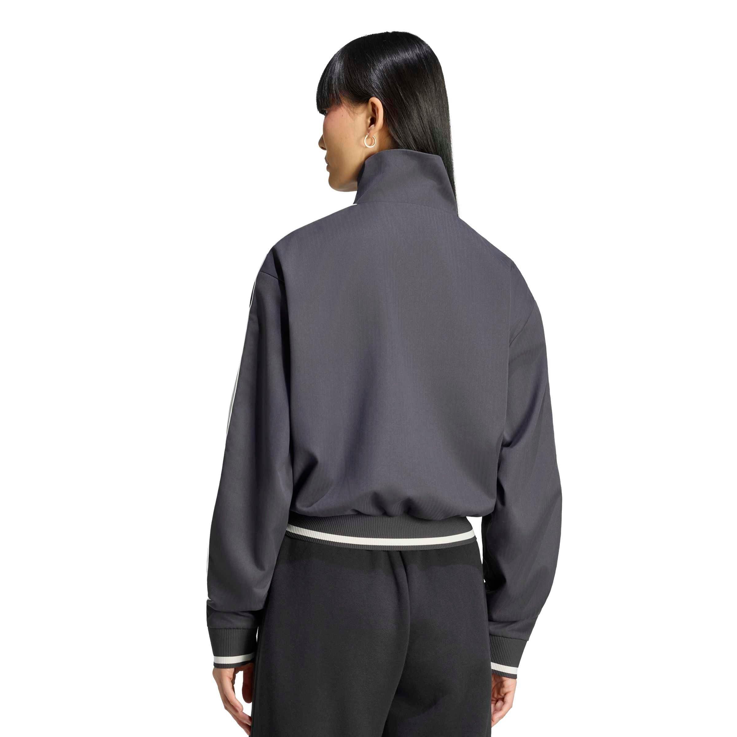 adidas Originals Women's Firebird Track Top - Black/White - BLACK/WHITE