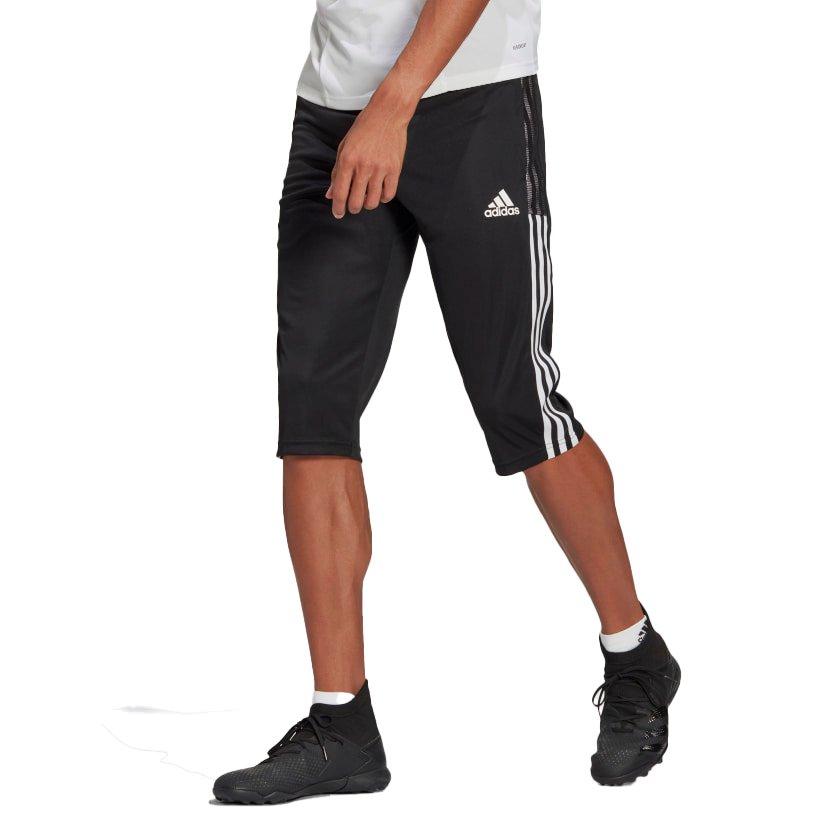 adidas Men's Black Tiro 21 3/4 Pants - BLACK Thumbnail View 1