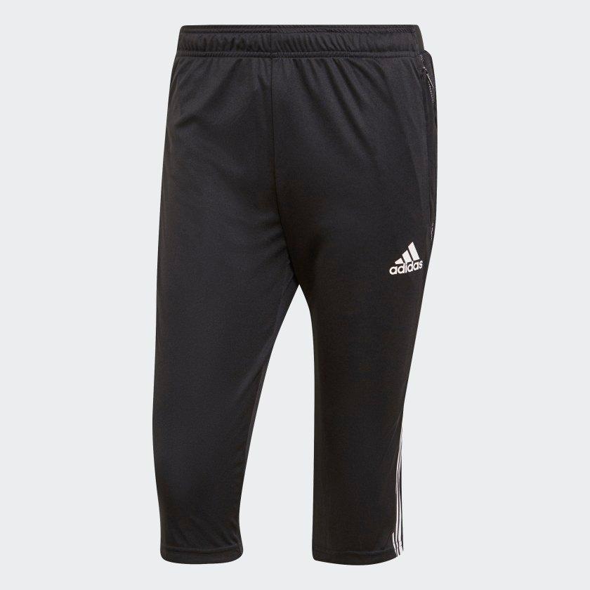 adidas Men's Black Tiro 21 3/4 Pants - BLACK Thumbnail View 4
