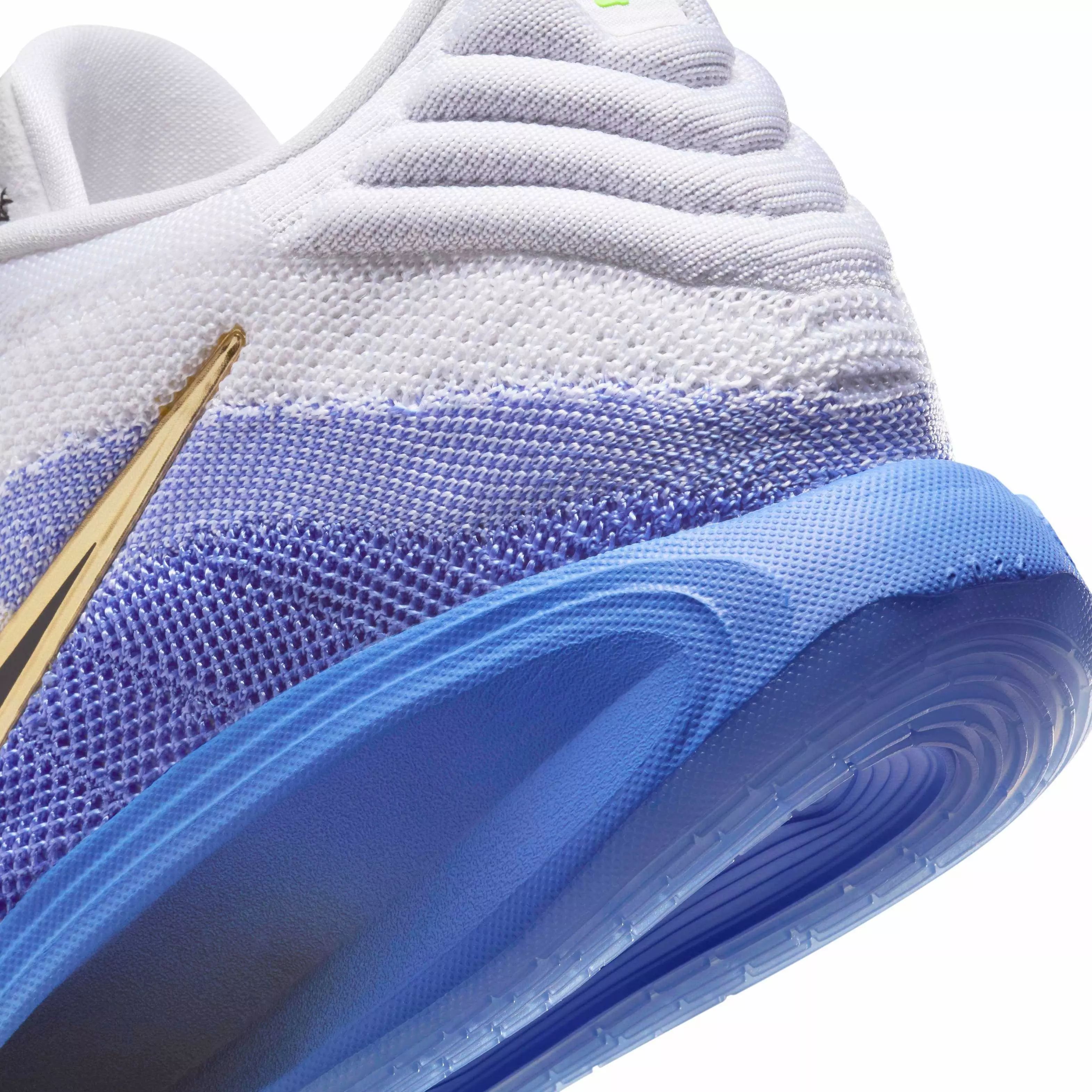 Nike G.T. Hustle 3 "White/Royal Pulse/Volt/Black" Men's Basketball Shoe - WHITE/PULSE/VOLT/BLACK