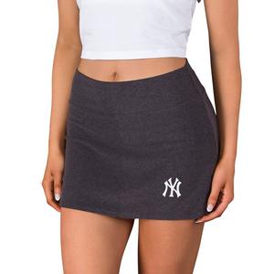College Concepts Women's New York Yankees Centerline Skort - Charcoal
