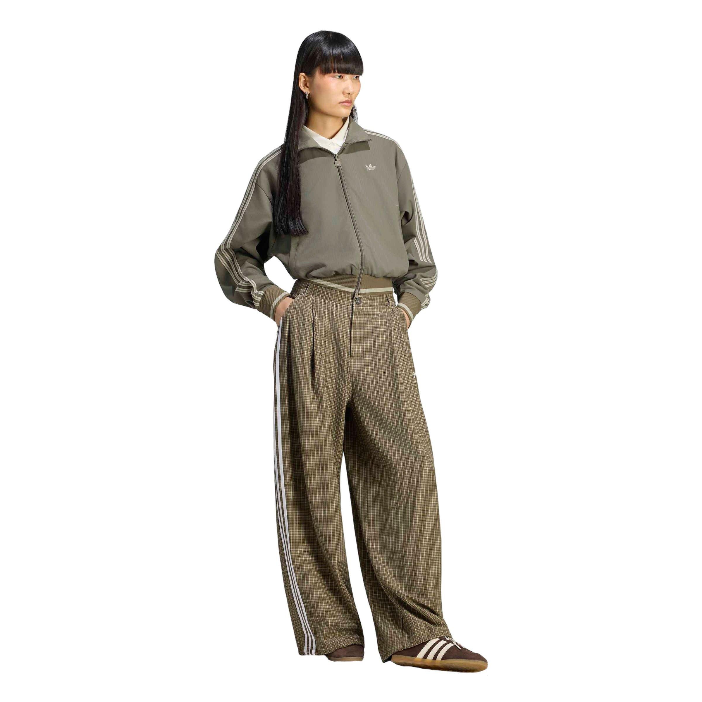 adidas Originals Women's Firebird Track Top - Cargo Khaki - CARGO KHAKI