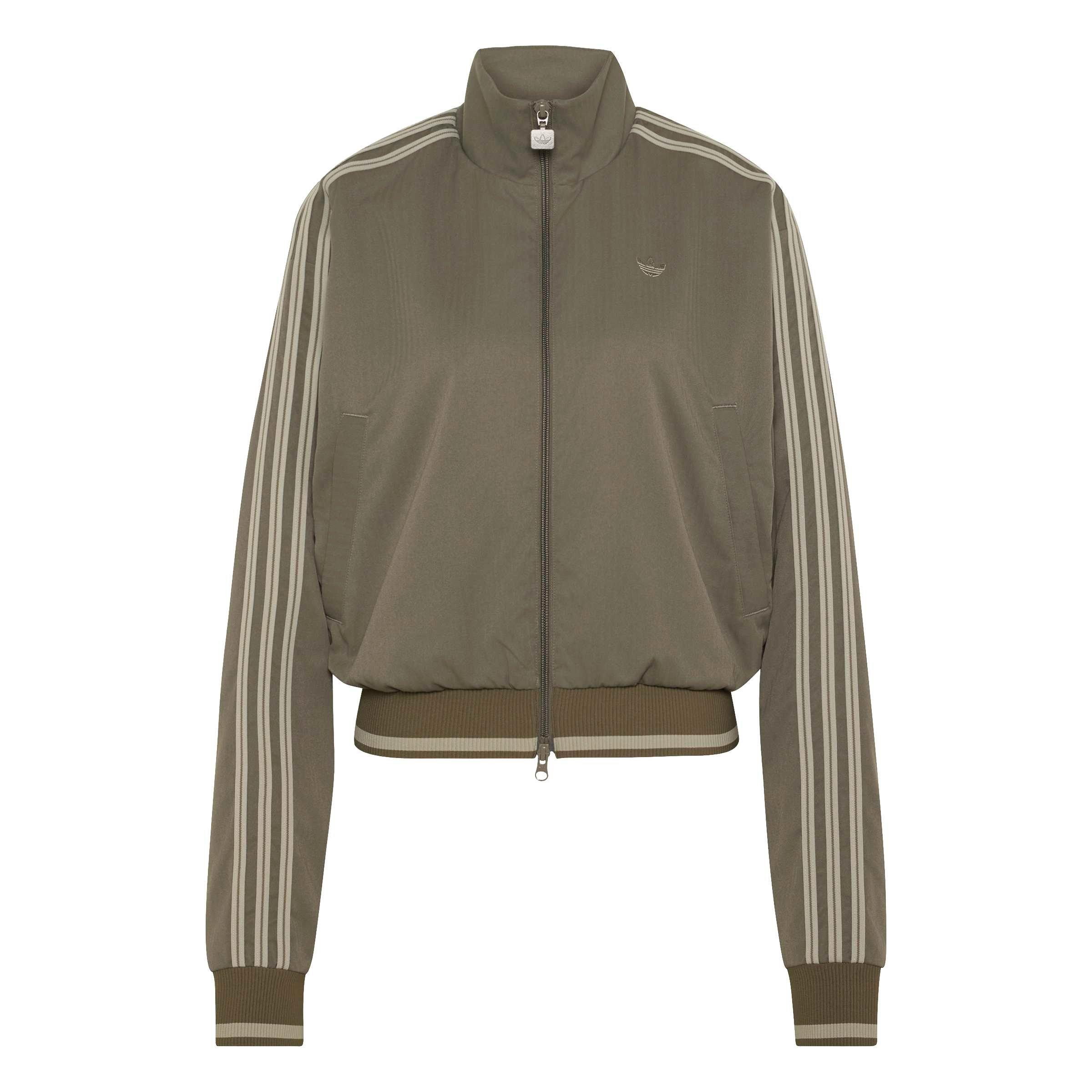 adidas Originals Women's Firebird Track Top - Cargo Khaki - CARGO KHAKI