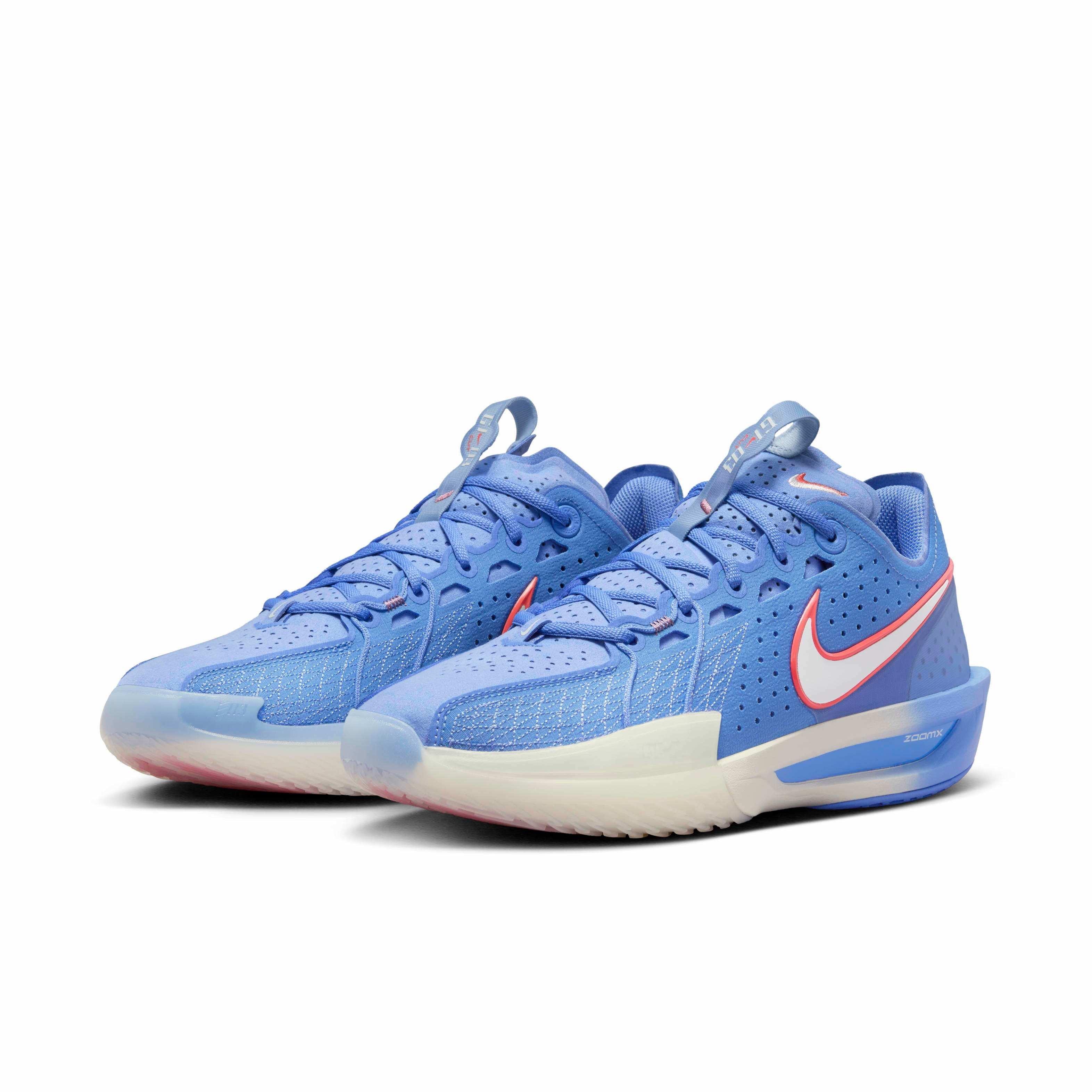 Nike G.T. Cut 3 "Royal Pulse/Light Wild Mango/Plum Dust/Sail" Men's Basketball Shoe - ROYAL/LT MANGO/DUST/SAIL Thumbnail View 3