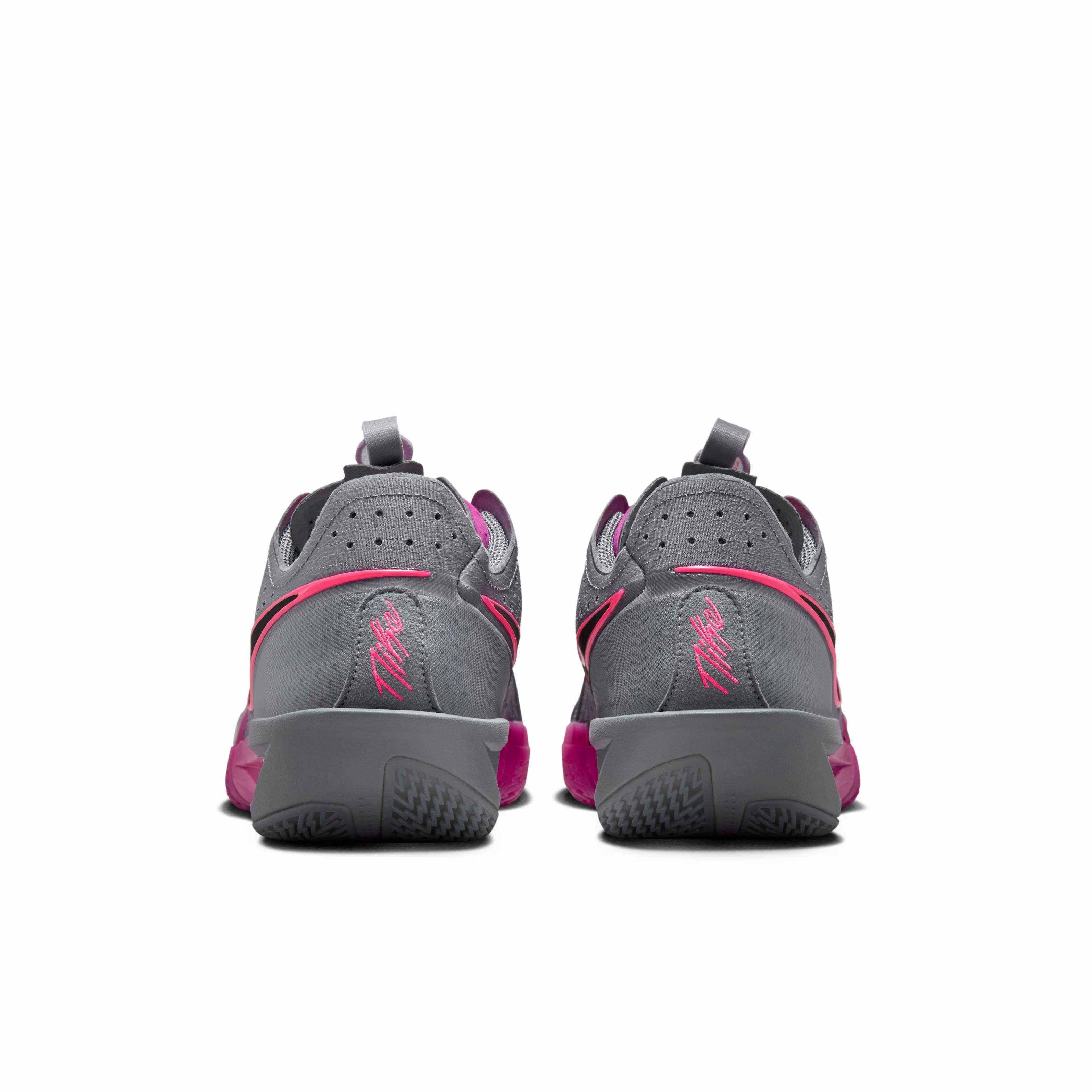 Nike G.T. Cut 3 "Smoke Grey/Hot Fuchsia/Hyper Pink/Black" Men's Basketball Shoe - GREY/FUCHSIA/PINK/BLACK Thumbnail View 5